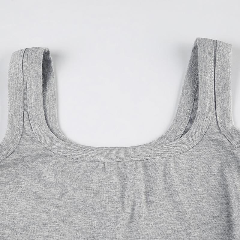 Women's Solid Square Neck Tank Romper, Casual Comfy Sleeveless Body Hugging Skinny Romper for Daily Wear, Ladies Clothes for Fall & Winter