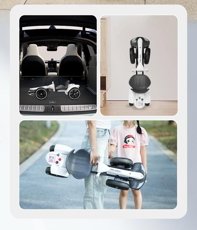 Electric Go Kart for Dual Motor , Ride-On Toy with Remote Control for Boys & Girls Fun Outdoor/Indoor Play Toy