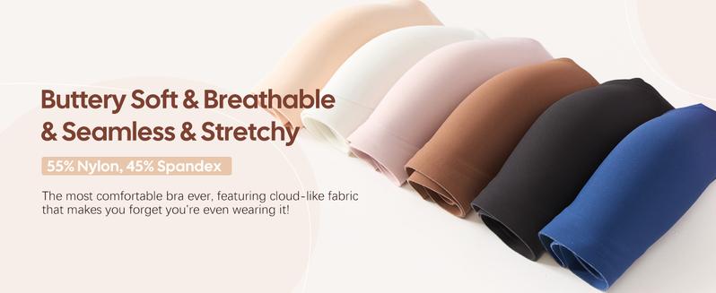 Avidlove Wireless Bras for Women Comfy Seamless Bra No Underwire Bra Full Coverage Bralettes Soft Comfortable Everyday Bra