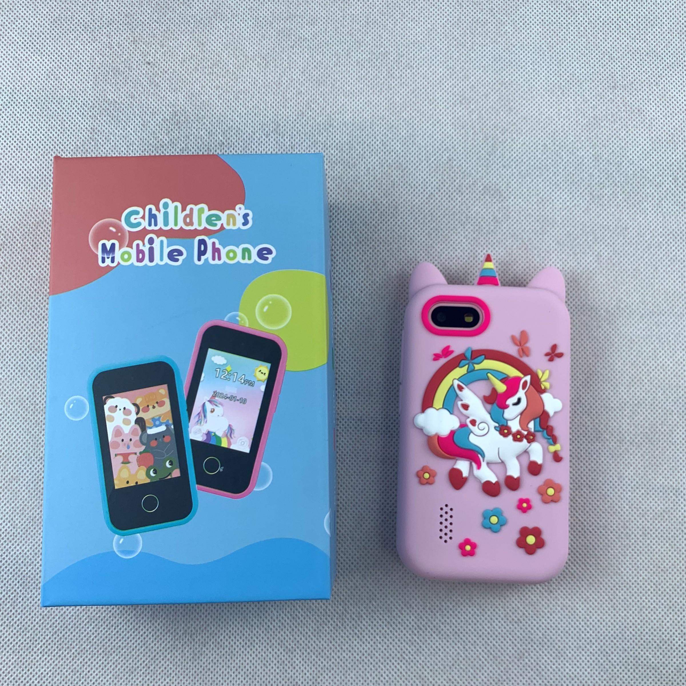 Kids Smart Phone Dual Camera Interactive Toy With 2.8 Inch High Definition Screen Music Player And Learning Games Great Gift For Kids
