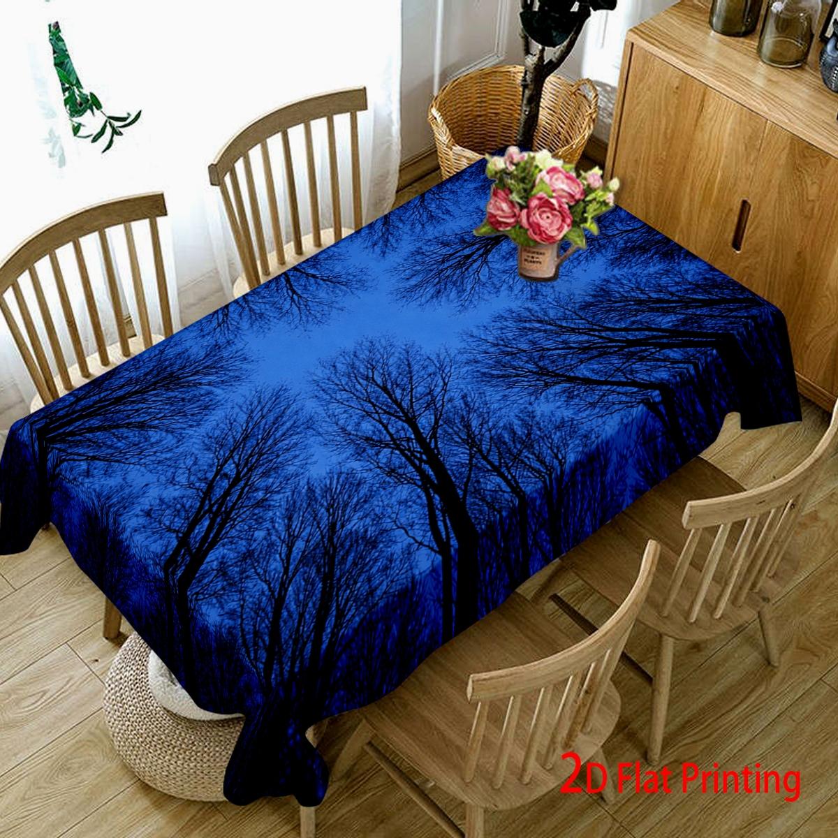 Tablecloth for Weddings and Parties, Durable Machine-Washable Fabric, Perfect for Dining and Home Decor, Easy-Clean Design