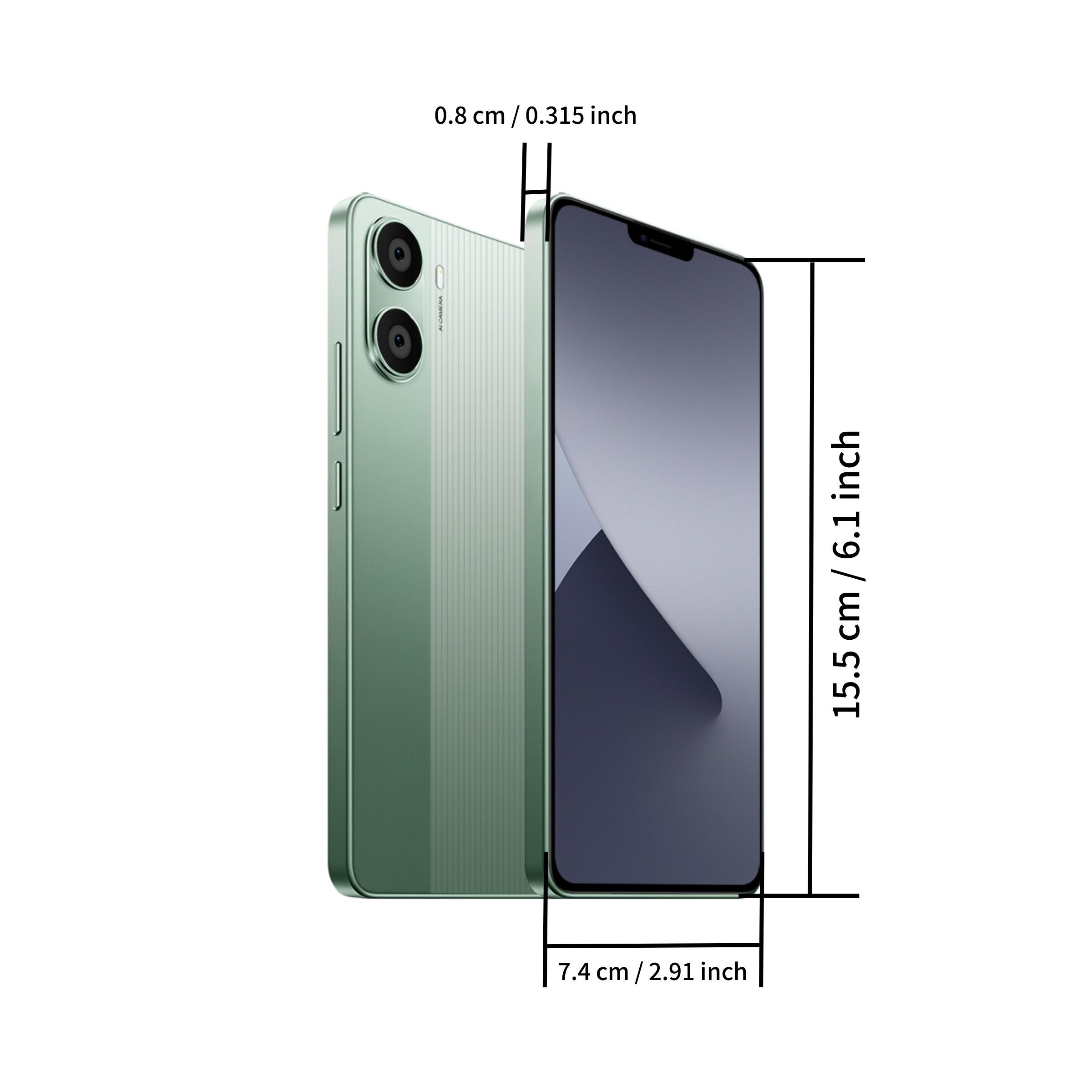 Fuffi Smartphone Mobile Phone 6.26 Inches 4GB RAM 128GB ROM, 8mp + 16mp Cameras, 4g Network, 3400mah Battery, Android Dual Sim Card, Quad-Core Processor Cellphone