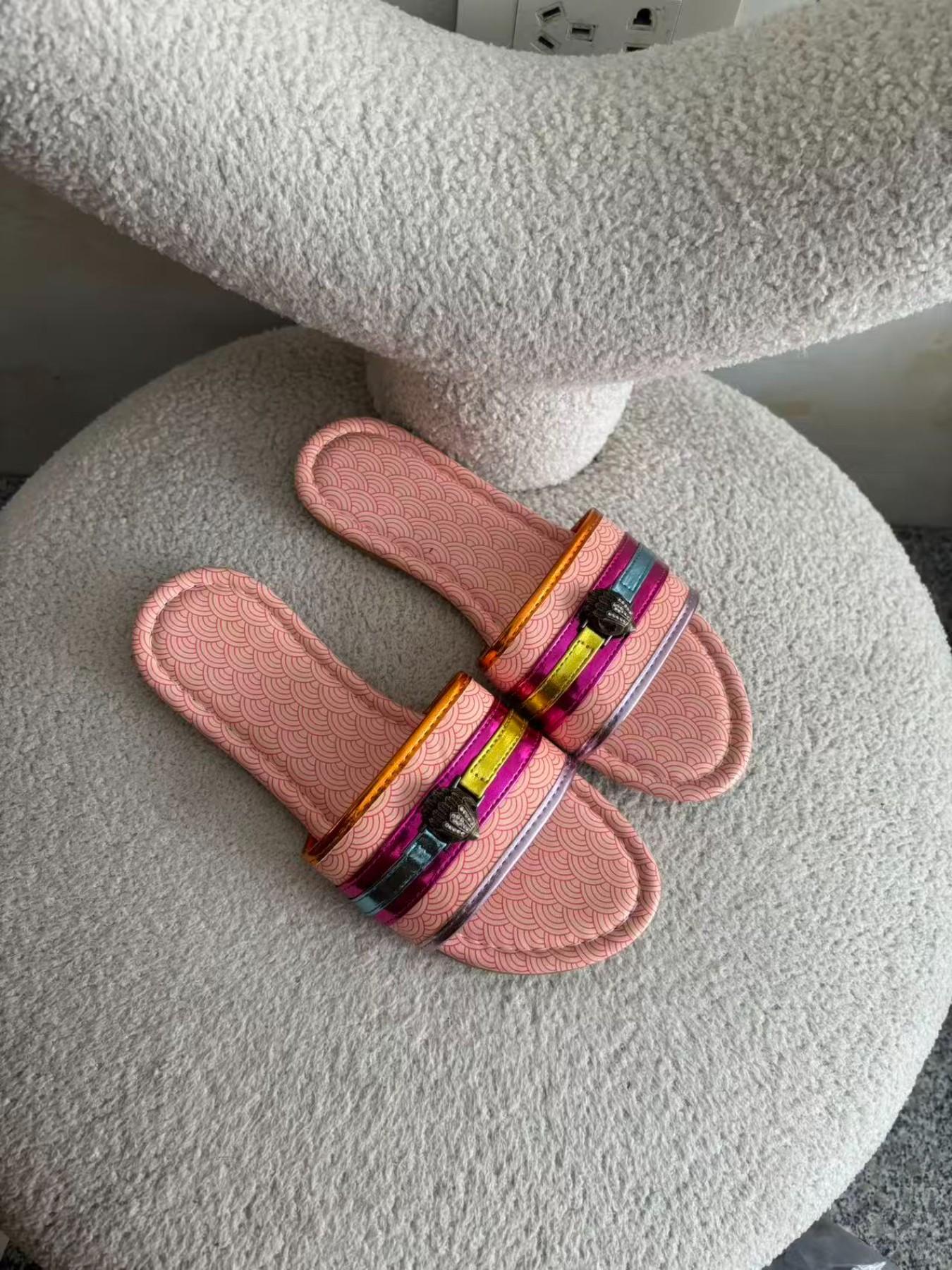Summer New Flat Sole Colorful Fish Mouth Sandals, Outdoor Casual Fashion Women's Shoes, Trendy Chic Style, Comfortable and Stylish