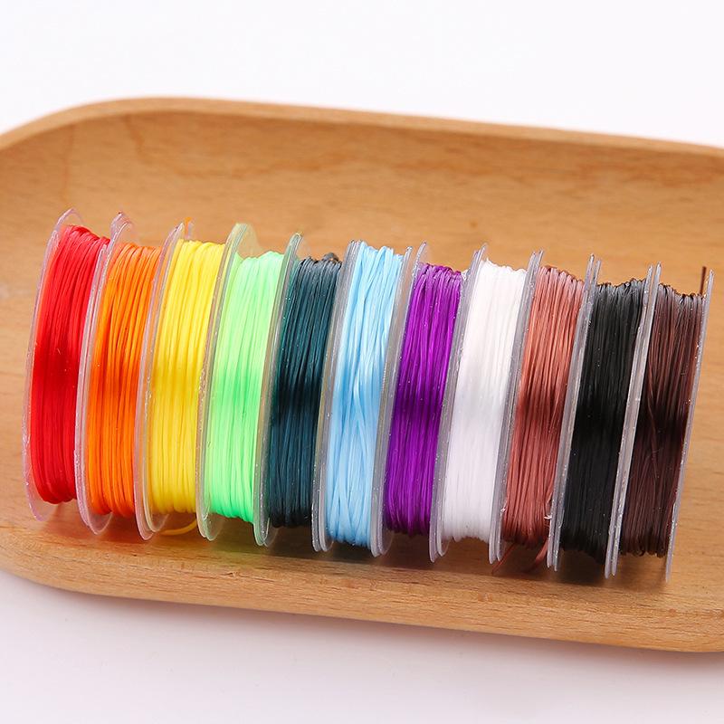 10 Rolls Nylon Cord Set - Chinese Knotting Thread for DIY Jewelry Making, Inelastic Beading Cords for Bracelets, Necklaces, Anklets - Mixed Colors