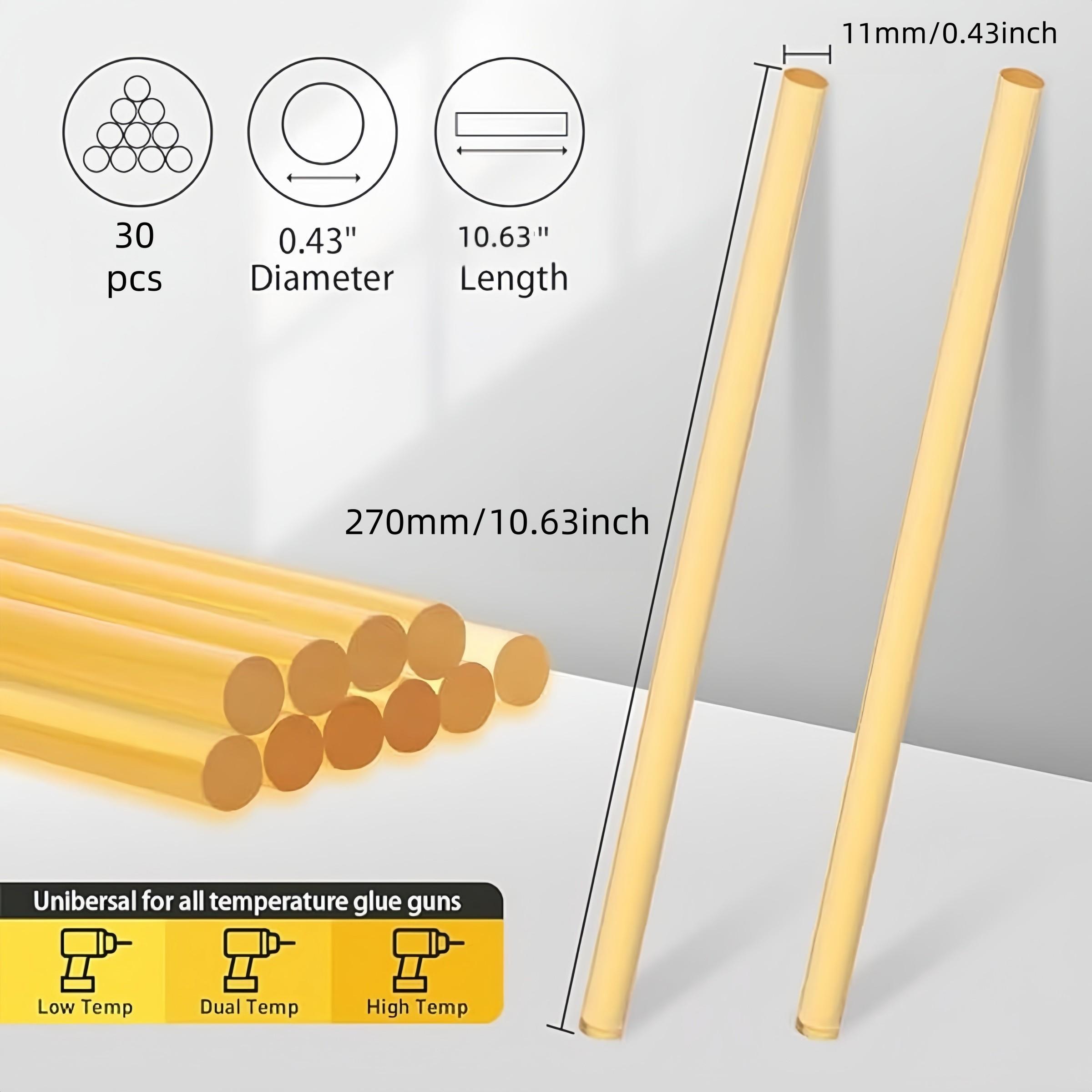 30pcs Car Dent Repair Hot Melt Rods, Auto Body Dent Removal Tool, High Adhesive Heat Resistant Glue Sticks, Universal Repair Kit