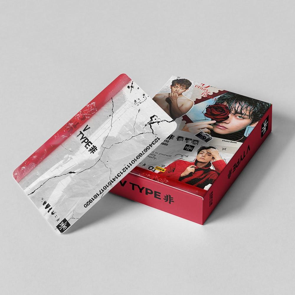 55 K-Pop Idol Single Theme Cards, Style Print Cards, High-Definition Photo Collectible Cards, Perfect for Fans and Collectors