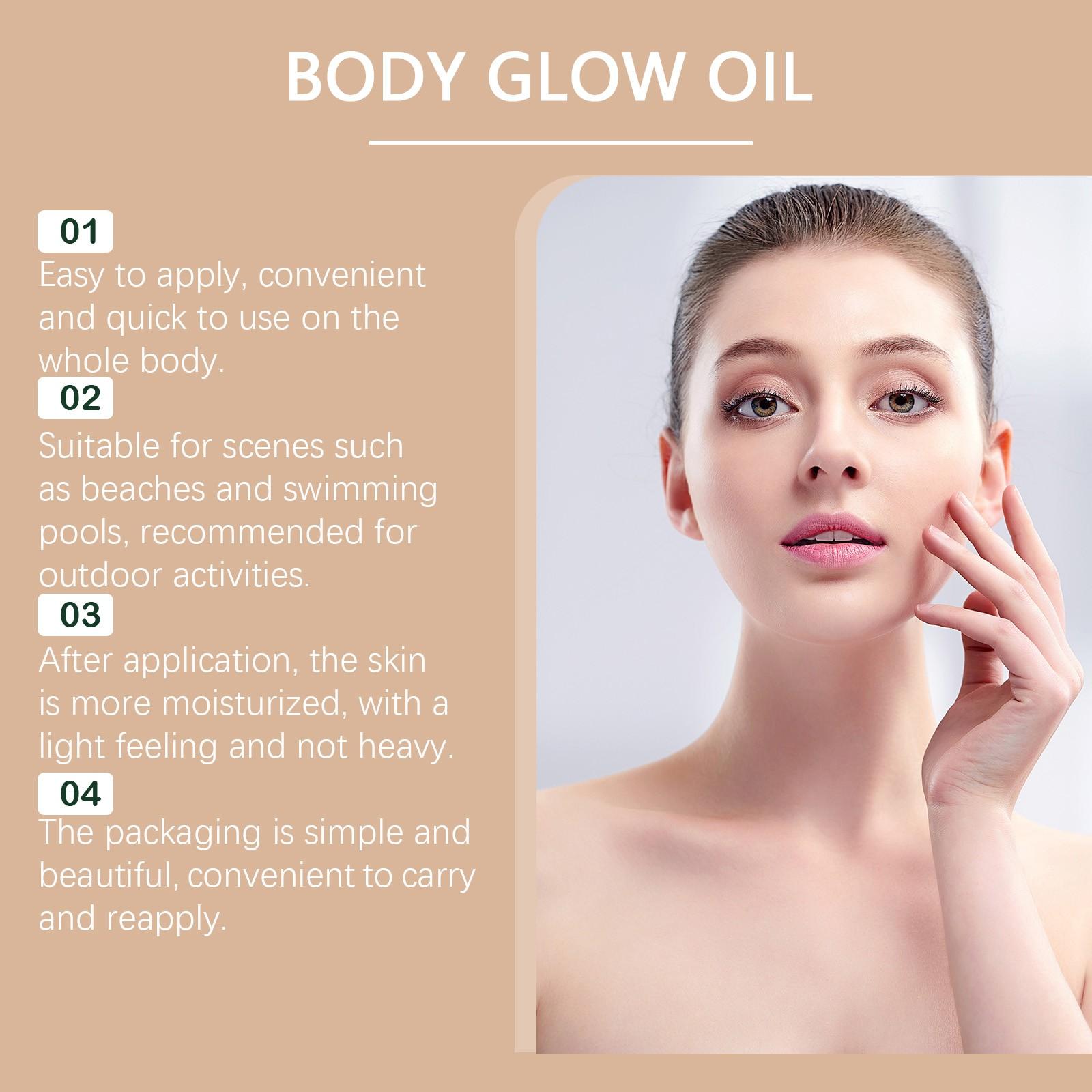 OceAura Coconut Shimmer Protective Body Oil, SPF Sun Protection, Sunscreen Body Oil, Hydrating Moisturizing Body Oils Non-Greasy Shiny Glow Skin Oil for Outdoor Beach Daily Care
