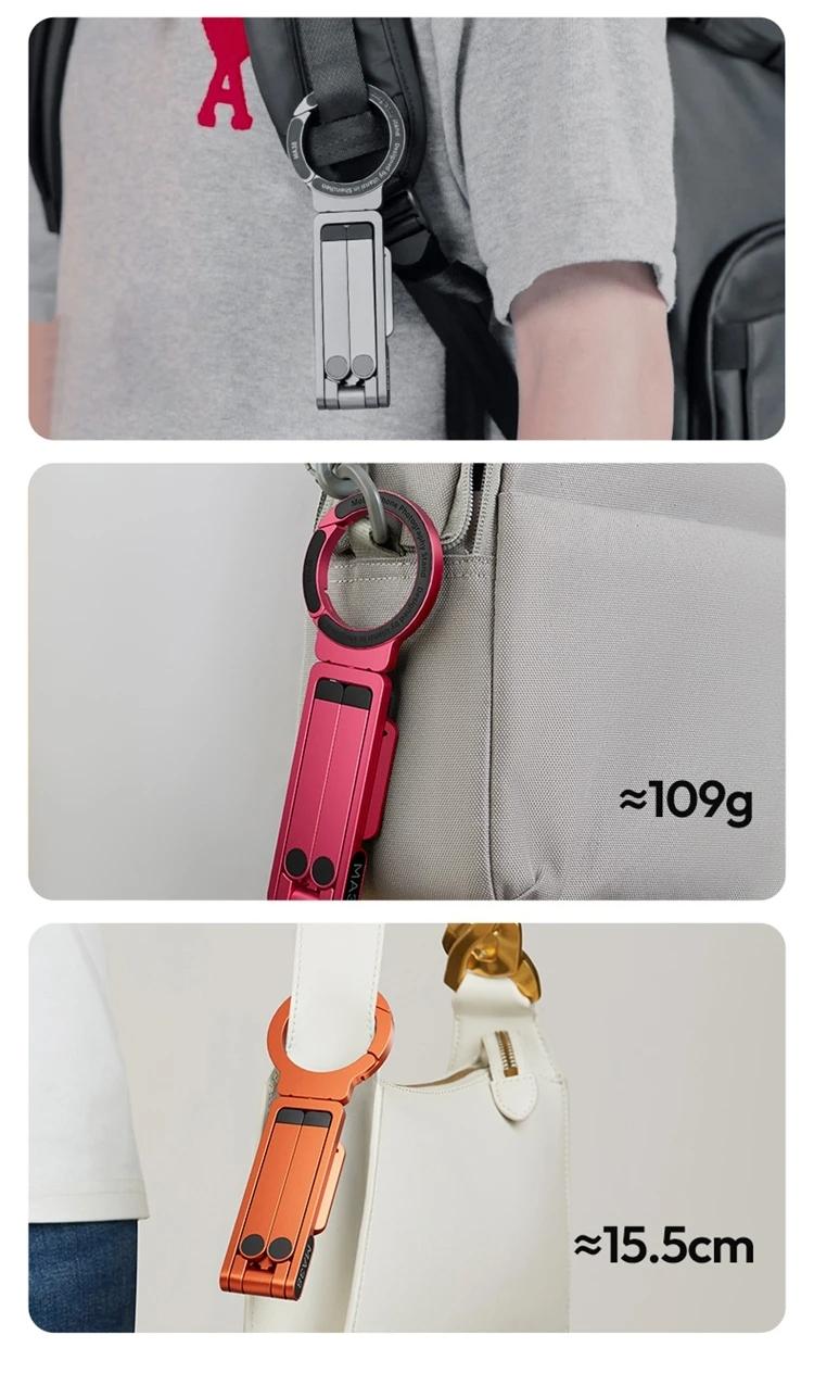 Ulanzi MA38 Mobile Phone Photography Stand Selfie Stick Double Magnetic Overhead Tripod for Samsung Xiaomi Huawei iPhone Vivo