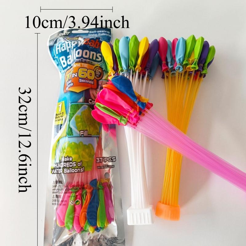 1 set / 2 sets / 3 sets of quick-fill balloons. Suitable for use as small gifts and atmosphere props at pool parties. Applicable to all kinds of parties. Easy and quick to fill.