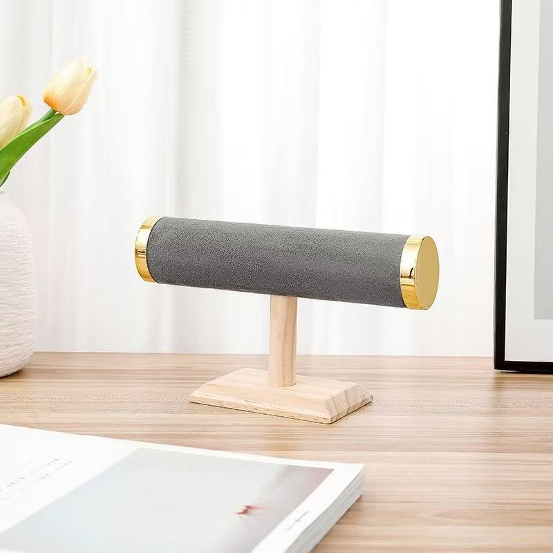 6-Color Jewelry Storage Rack, Simple High-End Bracelet Holder, Fits Watches, Bangles, Necklaces, Unisex, Home Organization Display Stand