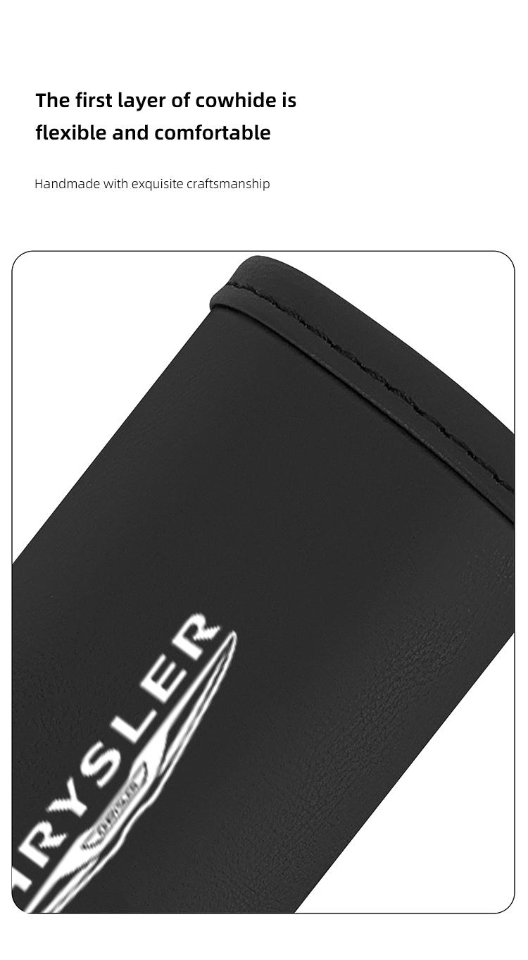 Car Roof Handle Protective Cover Pull Gloves Interior Accessories For Chrysler 300c Pacifica Phev Voyager Sebring Aspen 200 Airflow PT Cruiser Town and Country Crossfire Concorde