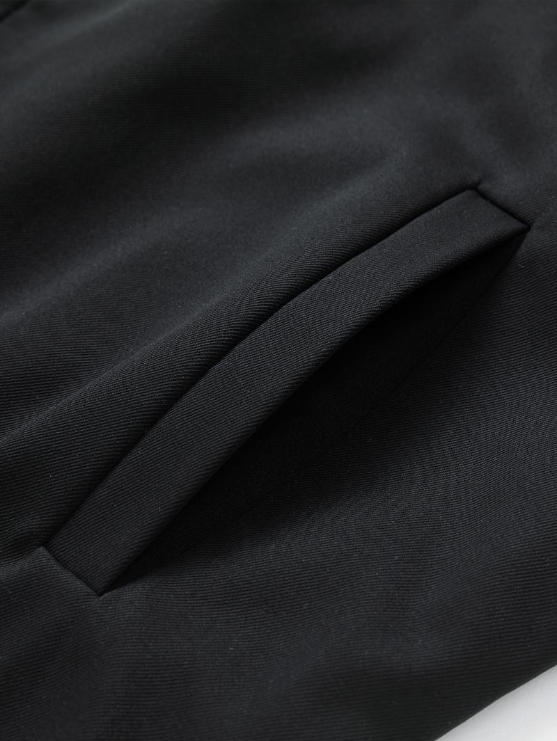 Men's Jacket Spring Autumn Winter Casual Trendy Couple Style Loose Fake Two-Piece Hooded Coat varsity Black Long Sleeve Men's Jacket Spring Autumn Winter Casual Trendy Couple Style Loose Fake Two-Piece Hooded Coat varsity Black Long Sleeve