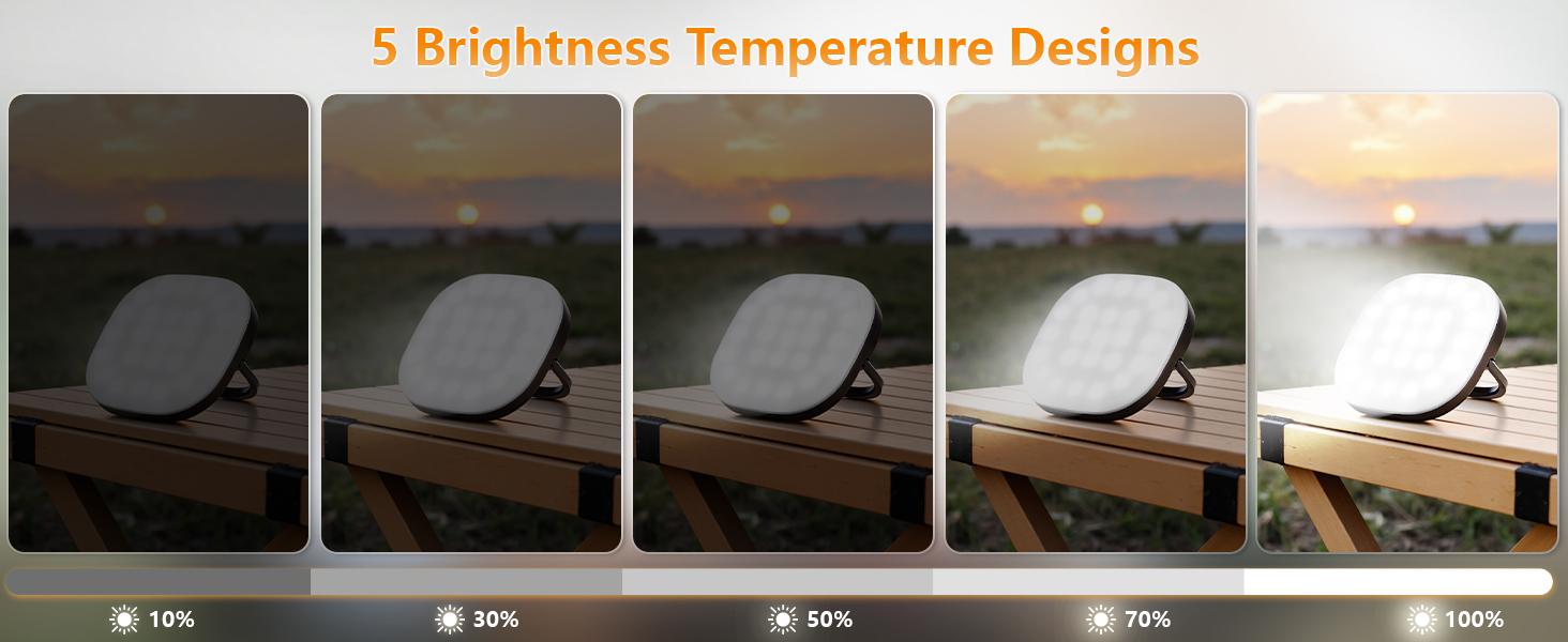 5000mAh Solar Camping Lantern - USB/Solar Rechargeable, IP65 Waterproof with 5 Light Modes. Power Bank, Emergency Light for Hurricanes, Hiking, Home, or Blackouts