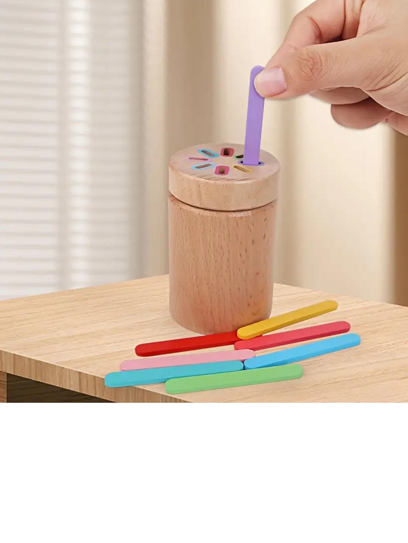 Kindergarten Toy Color Recognition Match Counting Rods, Children Education Learning Tool, Fun Interactive Game Device, Math Learning Tools