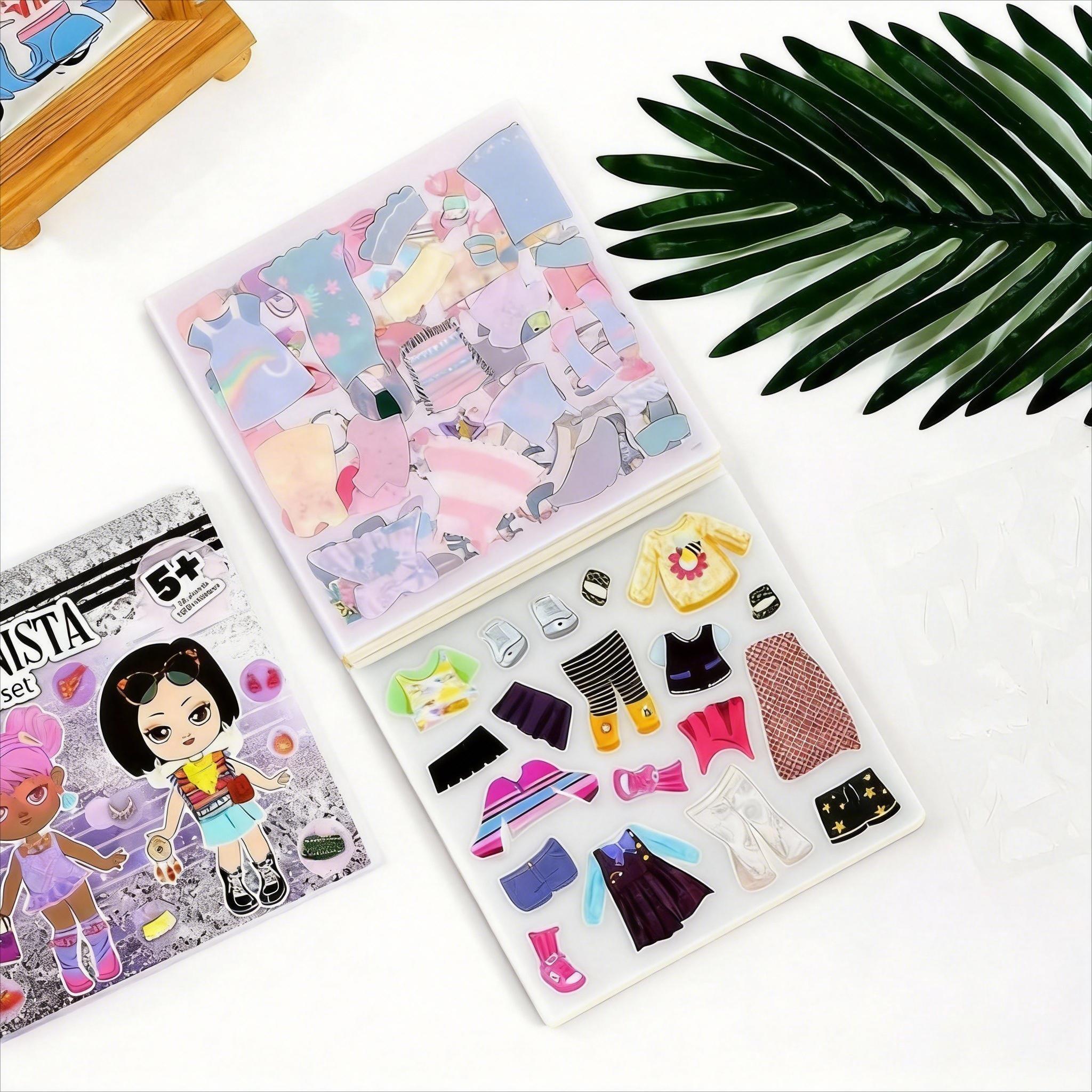 Creative Makeup Sticker Coloring Book, Learn Makeup Skills, Develop Aesthetic Sense, Enjoy DIY Beauty Fun!