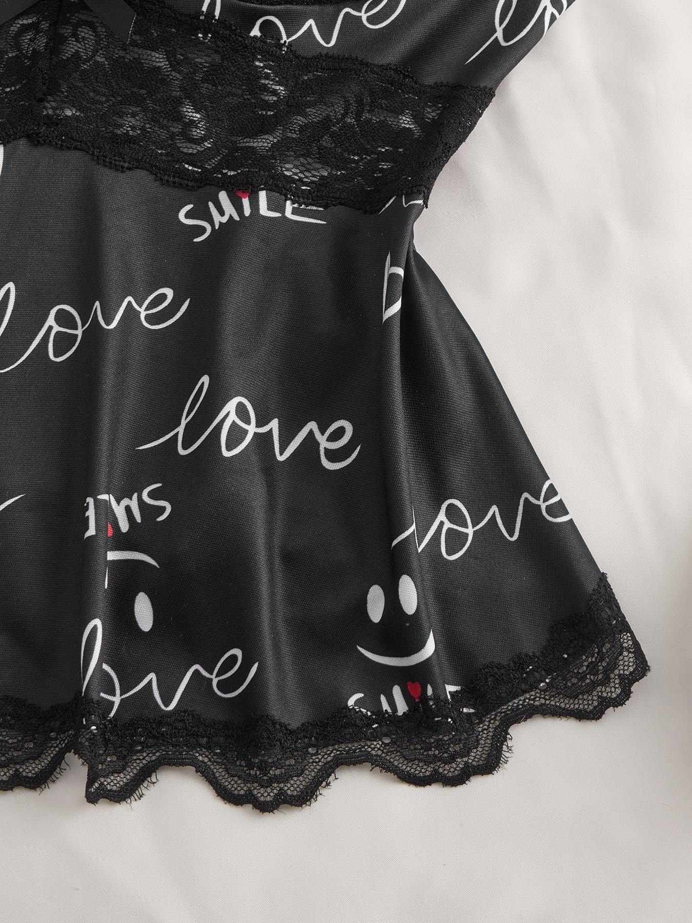 Women's Sleepwear Set with Shorts, Casual Fitted Design, All-Season Comfortable Loungewear, Plain Pattern, No Ca Prop 65 Warning, Heart, Lightweight