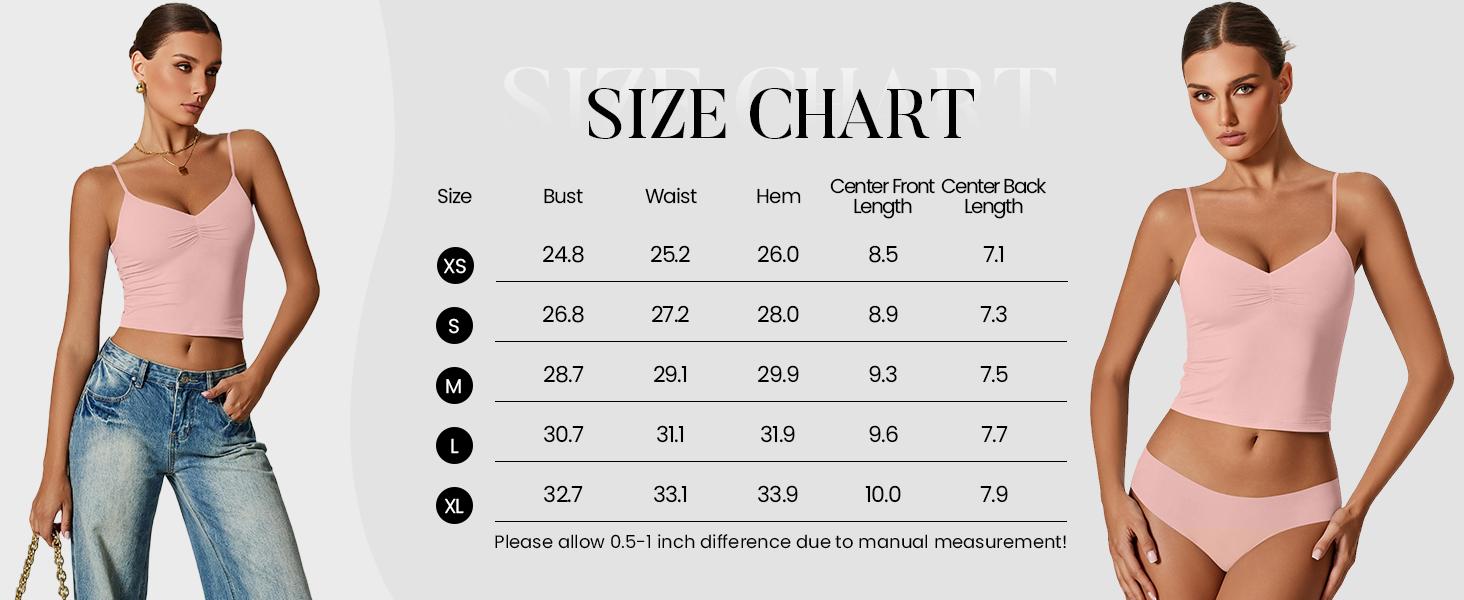 Avidlove Women V Neck Tank Top Spaghetti Strap Y2K Going Out Basic Cami Shirt