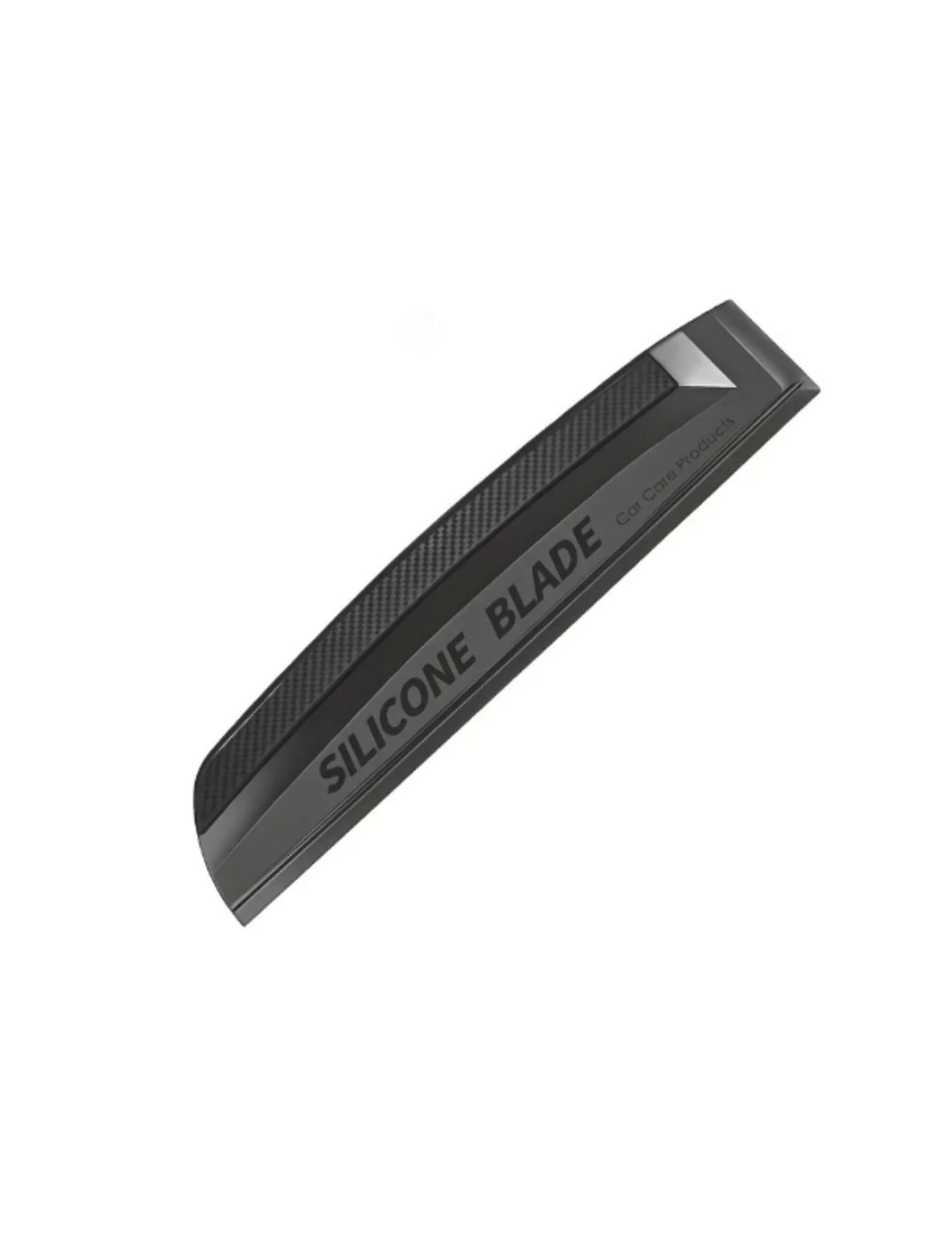 Multi-Purpose Soft Silicone Squeegee, Non-Scratch Handy Water Wiper Drying Blade, Car Wrap Film Scraping Tool, Auto & Household Glass Cleaning Accessory, Windshield Wiper