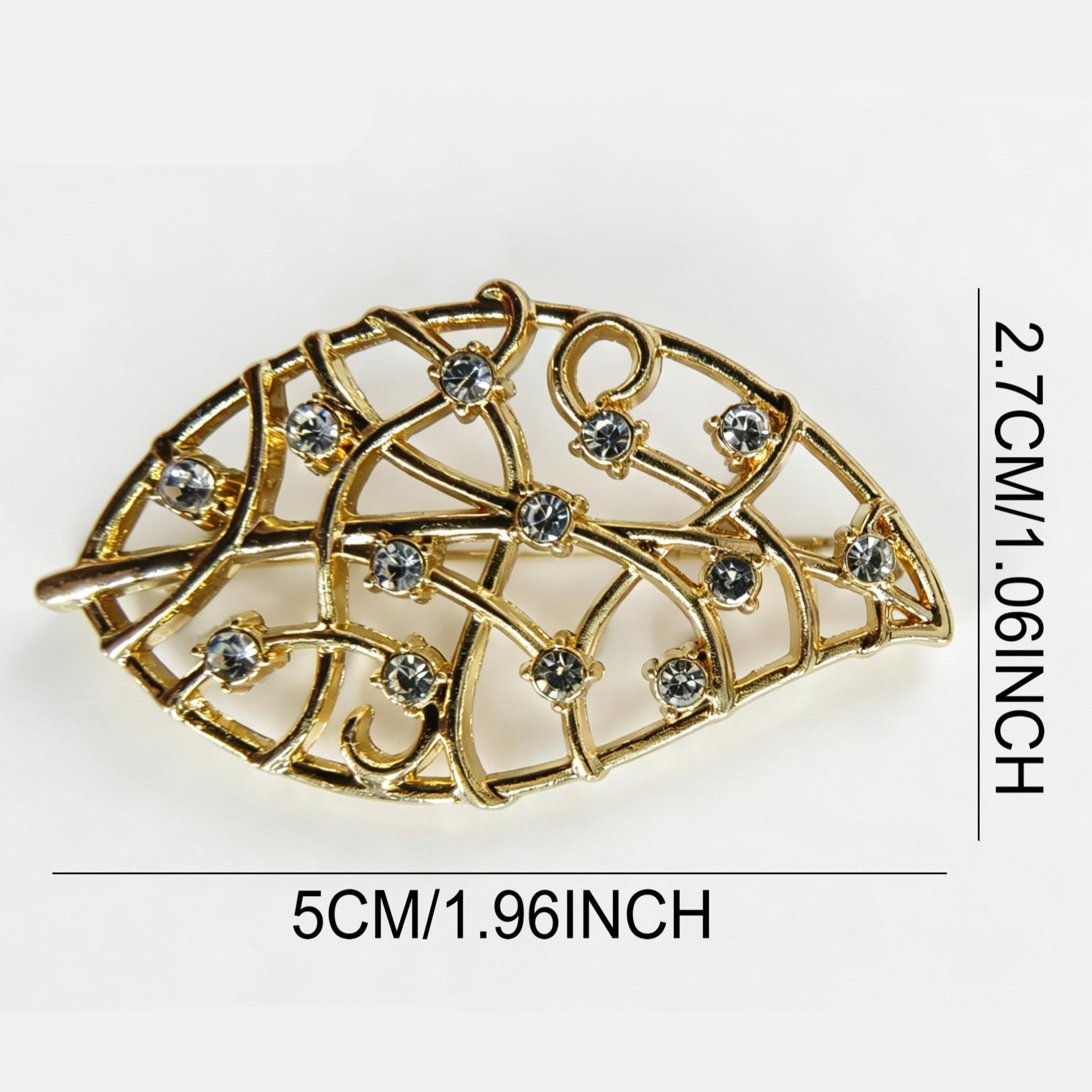 Goldene Blatt Strass Anhänger，Alloy Hollow Out Rhinestone Leaf Desktop Decor, Elegant Tabletop Ornament, Perfect for tabel Decoration, Unique Gift Idea