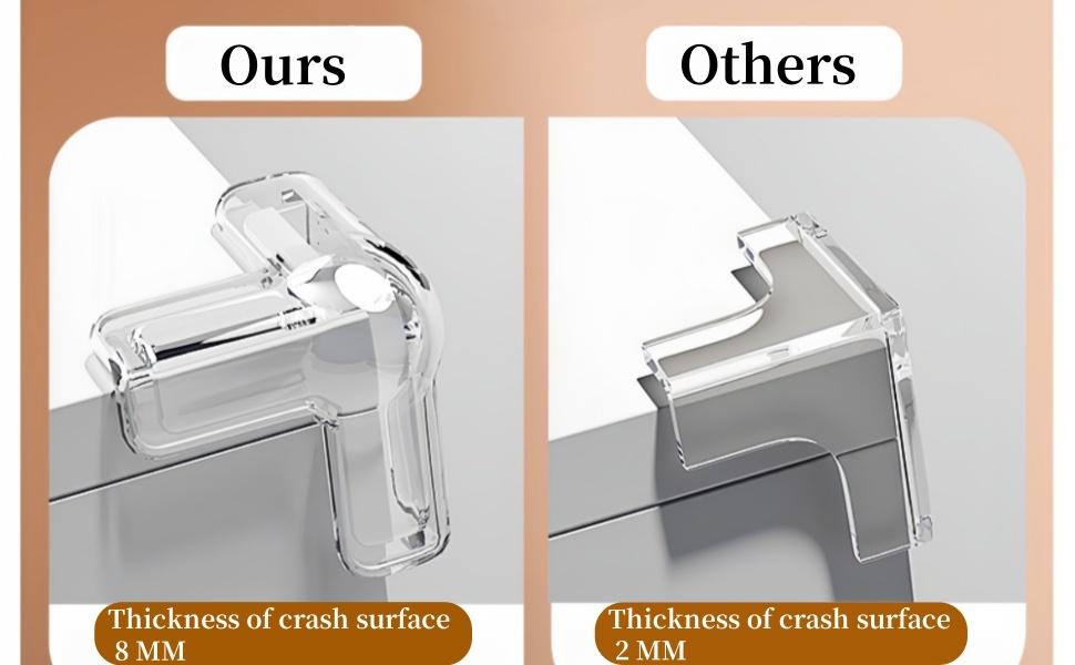 12 Pack Baby Safety Corner Covers Child Proof Furniture Edge Protectors Table Corner Guards for Coffee Table Edge Protection Baby Proofing