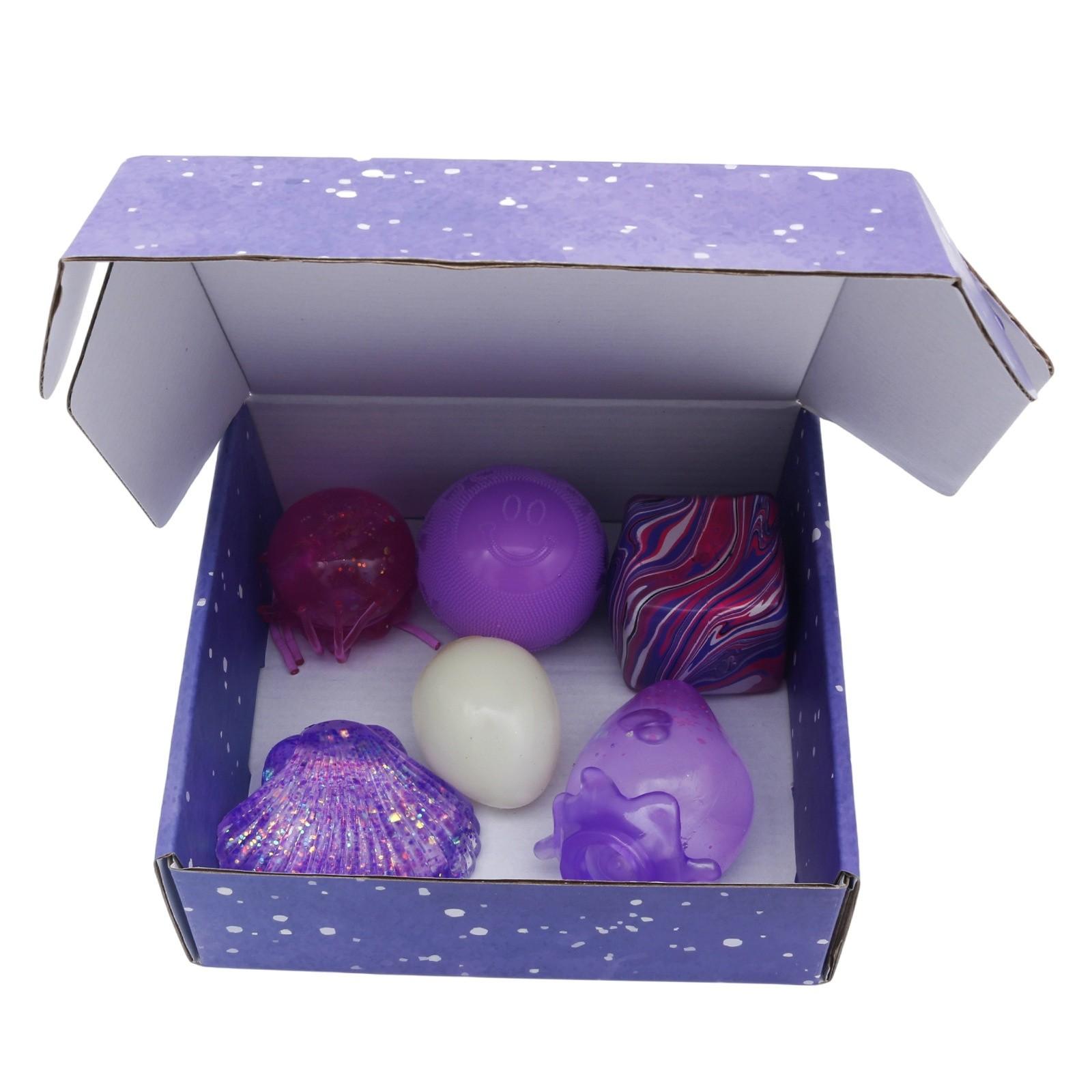 Stress Relief Toy Set, Malt Sugar Squeeze Therapy Kit, Creative Soft Gel Doll, Ideal for Pressure Relief, Birthday Gift, Party Present