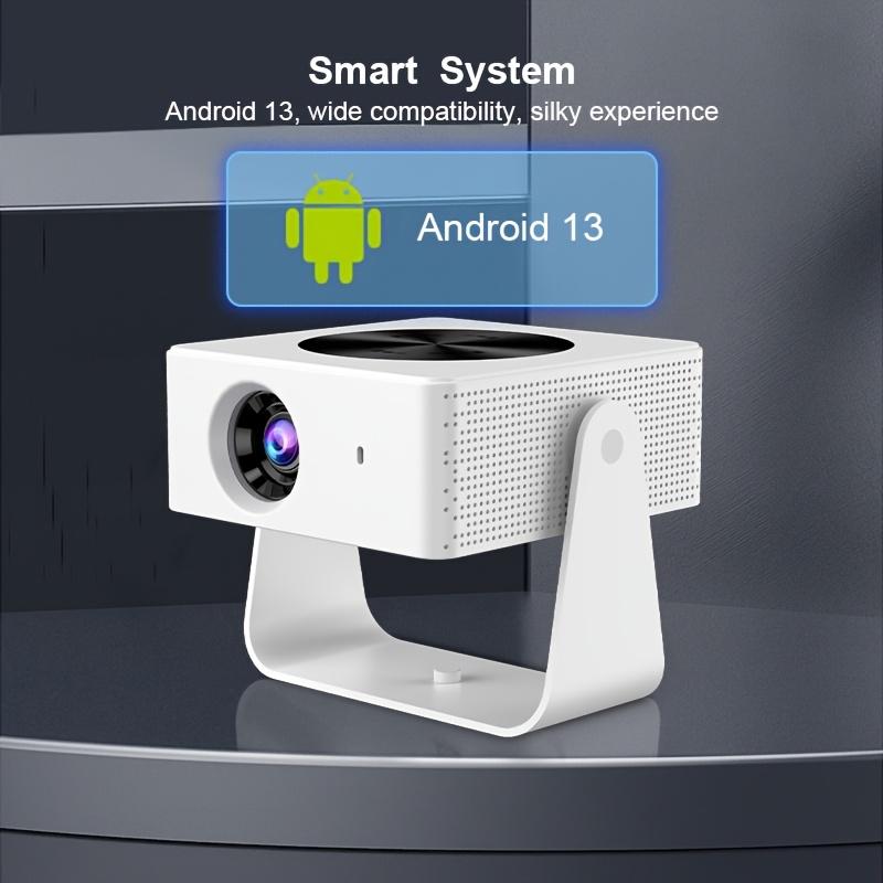 Portable Mini Projector 4K 1080P, WiFi and Bluetooth-compatible Supported, Auto Focus and Keystone Correction, Home Cinema and Travel Use