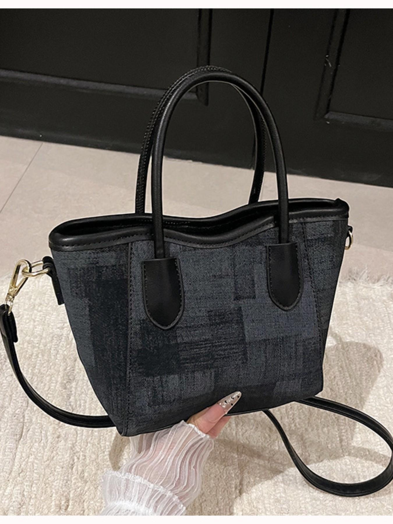 Unique Design Bucket Bag for Women, 2026 New Single Shoulder Crossbody Bag, Simple Casual Elegant Trendy Handbag for Ladies