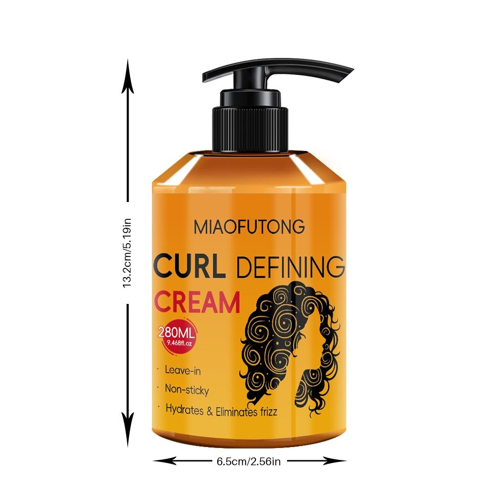 Argan Oil Curl Defining Cream - Hydrating Styling Haircare Conditioner For All Hair Types | Enhances Shine, Boosts Volume | Ideal For Dry & Frizzy Hair (Frizz Control & Moisture Lock)