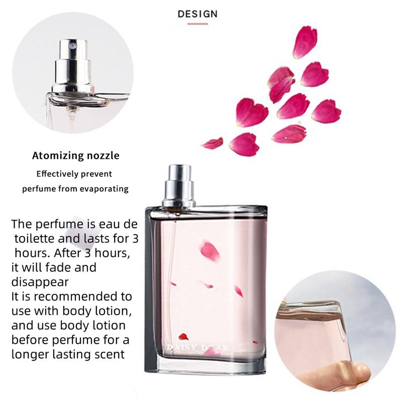 Women's 25ml Fruity Eau de Parfum Fragrance Perfume, 2 Hours Fragrance Perfume, Fragrance Perfume for Women, Suitable for Party, Daily Use, Floral Fruity Perfume