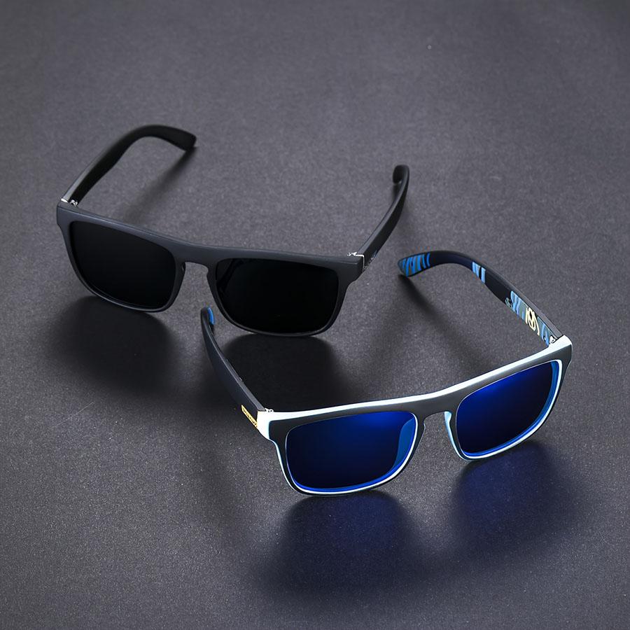1-4PCS Unisex Classical Square Polarized Sports Sunglasses, Lightweight PC Frame, UV400 Protective Outdoor Eyewear for Driving, Biking, Fishing, Durable, Driving Outdoor Shades, Polycarbonate, Polarized Lens