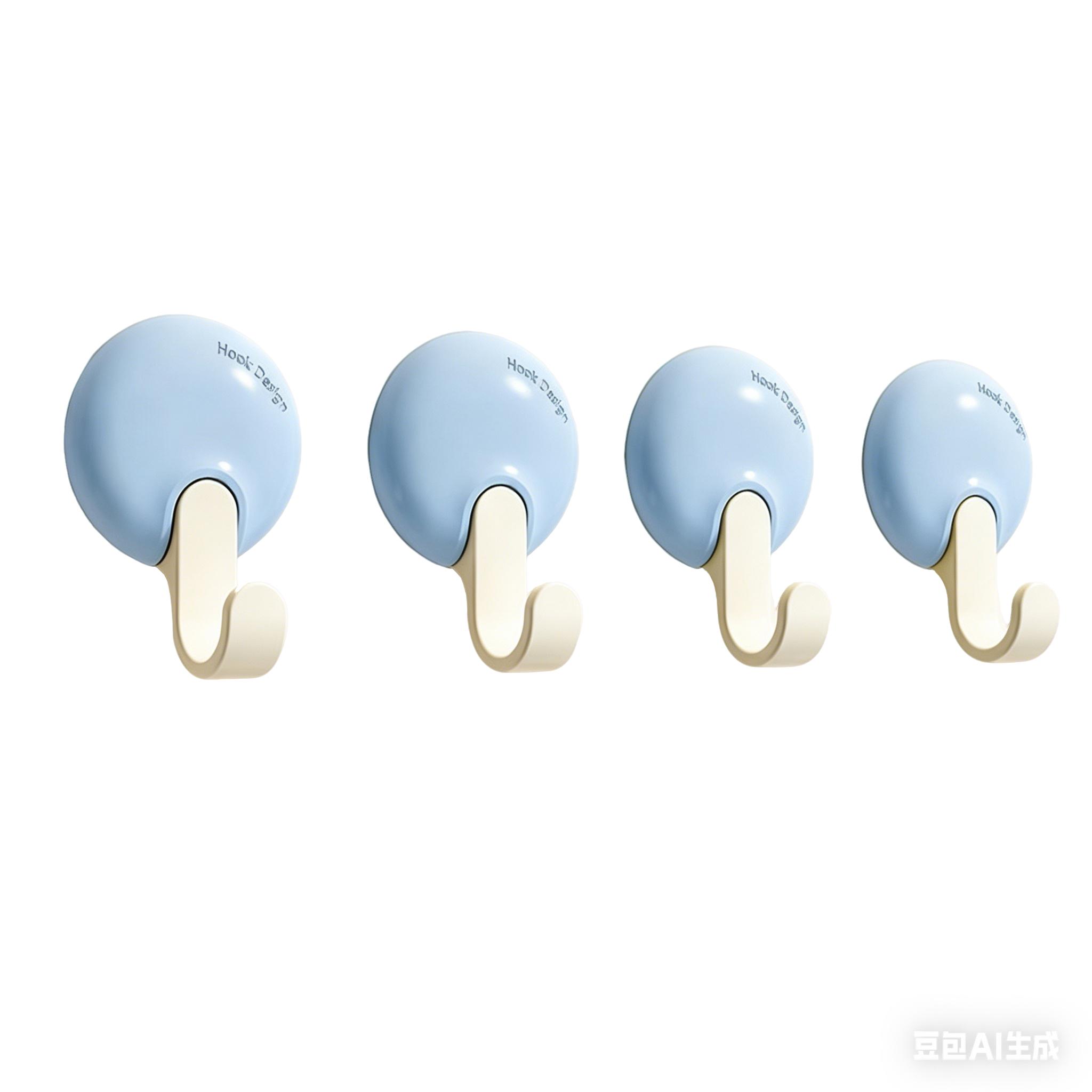 Multi-Functional Home Hook, Strong Adhesive Wall Mount, No Drill Bathroom Hook, Invisible Sticky Hook, Space-Saving Organizer