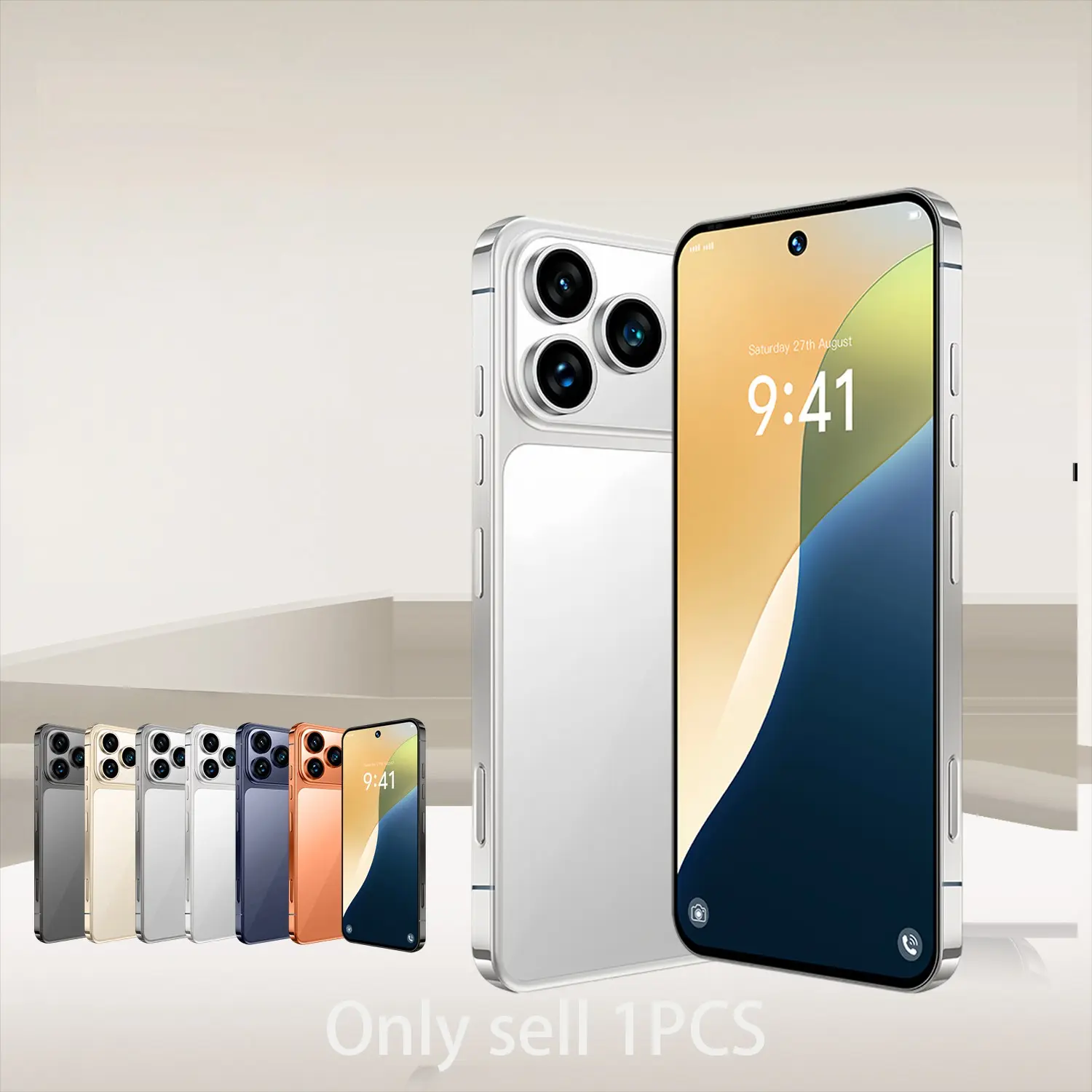 Senior Student Smartphone 6.8 Inch Large Screen, 4g Full Network, Dual Sim, Lightweight Body, 3+64GB Android 10, S25 Ultra Model