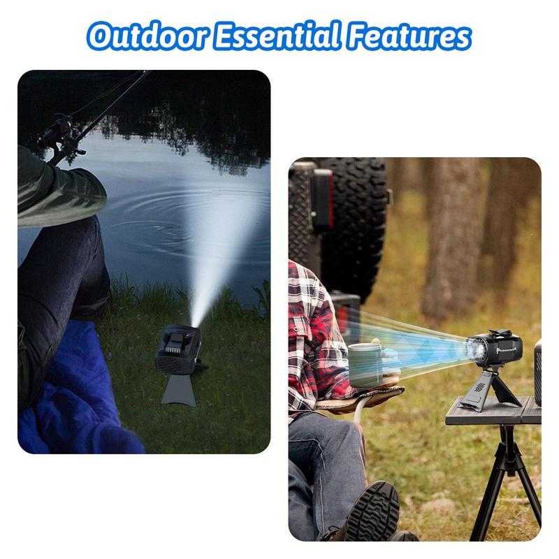 Waist Fan-Under Shirt Fan, Rechargeable,LED Lights, Clip Fan, 4 Speeds, Body Fan for Outdoor Workers, Fishermen, Warehouse Workers, Tourists, Medics Gadgets 2025,Gifts for Holiday