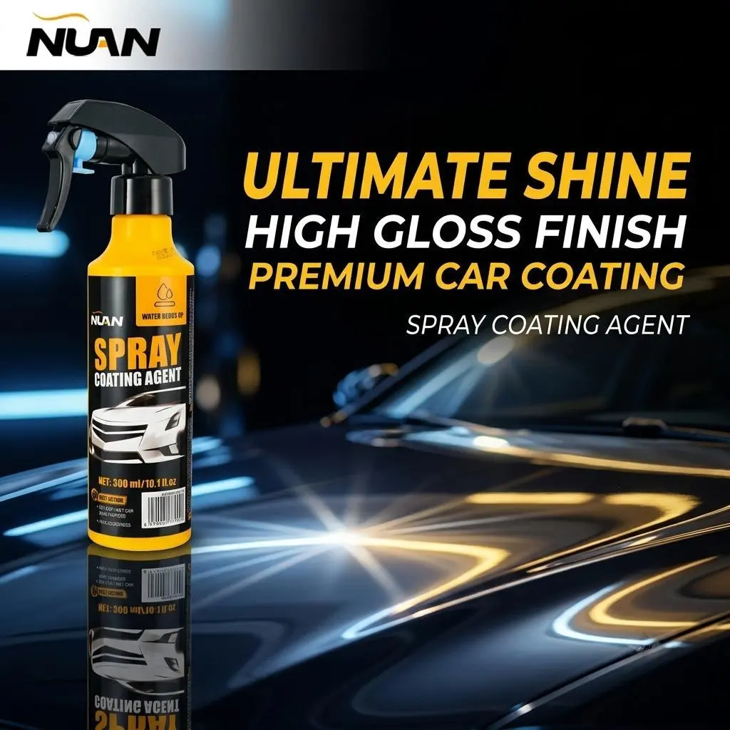 Spray coating agent NUAN nano car coating sprayNano Car Coating Spray – Fast, durable, hydrophobic, shields paint, prevents fading, perfect for everyday car maintenance.-MY0522