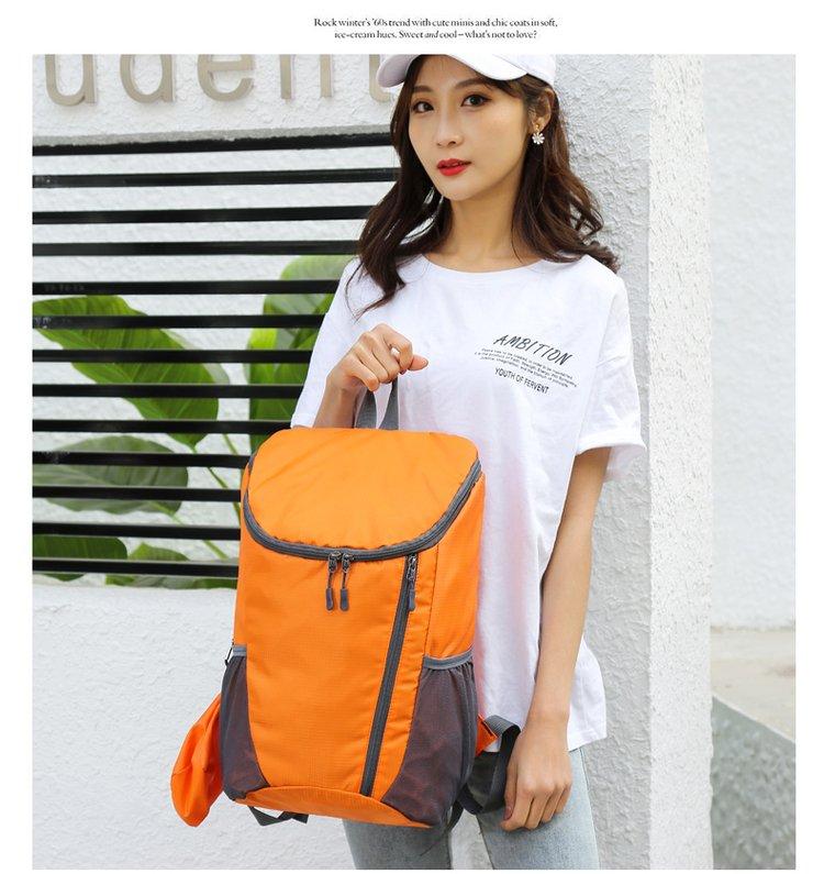 Foldable Outdoor Backpack, Lightweight Waterproof Travel Bag, Large Capacity Hiking Pack, Portable Storage Skin Bag, Cross-Border Exclusive