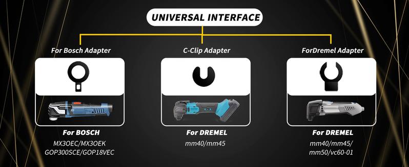 Valentine's Day 80-120PCS Titanium Oscillating Tool Blade, Professional Bi-Metal Multitool Blades Kits for Wood Nails, Metal, Plastic, with Japanese Teeth Fit Dewalt Milwaukee Bosch Worx Ryobi