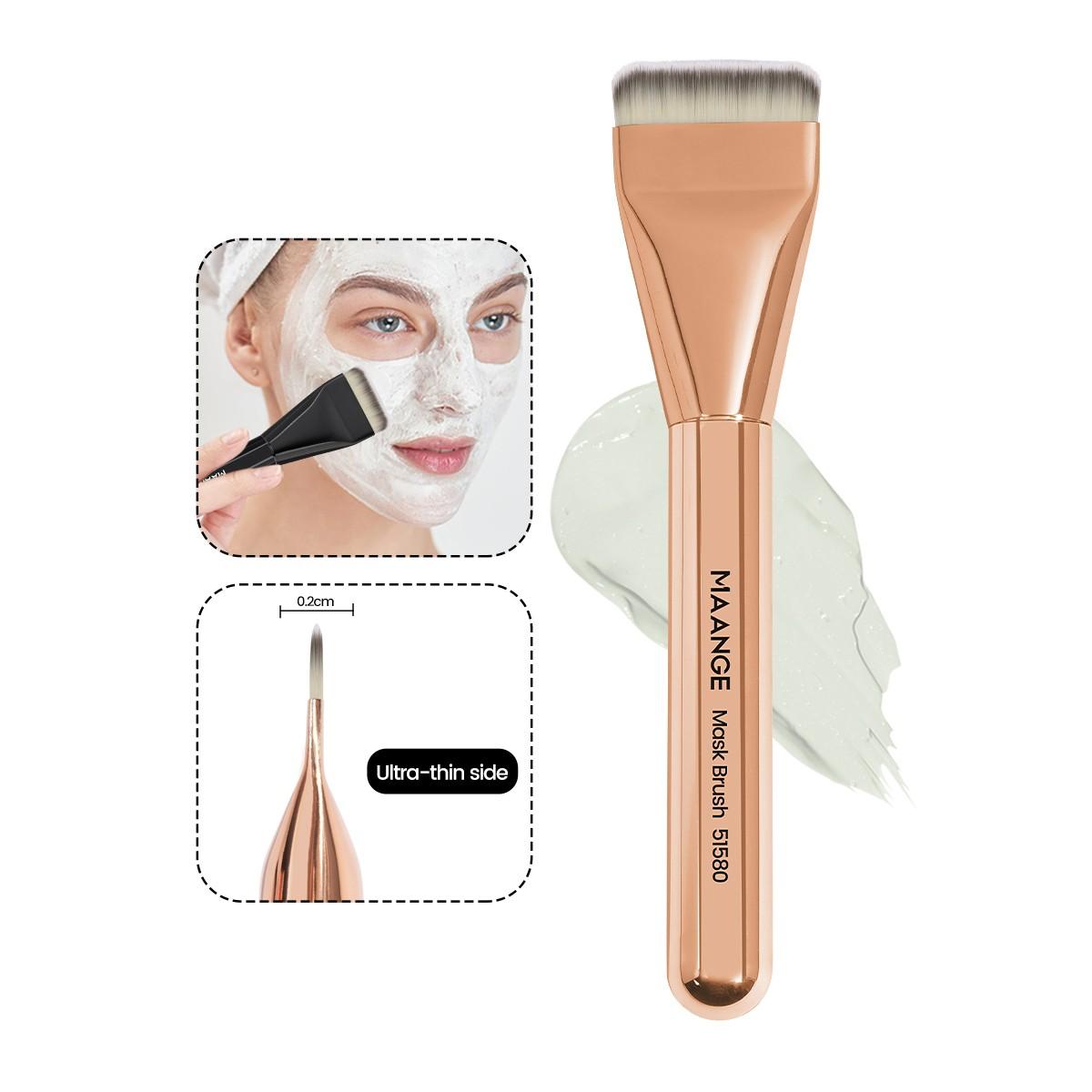 Maange 3 Piece Makeup Brush Set, Foundation Brushes, Cosmetic Tool Kit, Essential Beauty Tools, Perfect for Daily Use