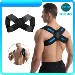 1PC Plus Size Fitness Heavy Shoulder Straps, Bench Presses, Shoulder Training Straps, Press Lifts, Chest Straight, Straight Back Assist Straps, Open Shoulder Assist Straps Heavy Shoulder Back Support Brace, Posture Corrector For Men And Women