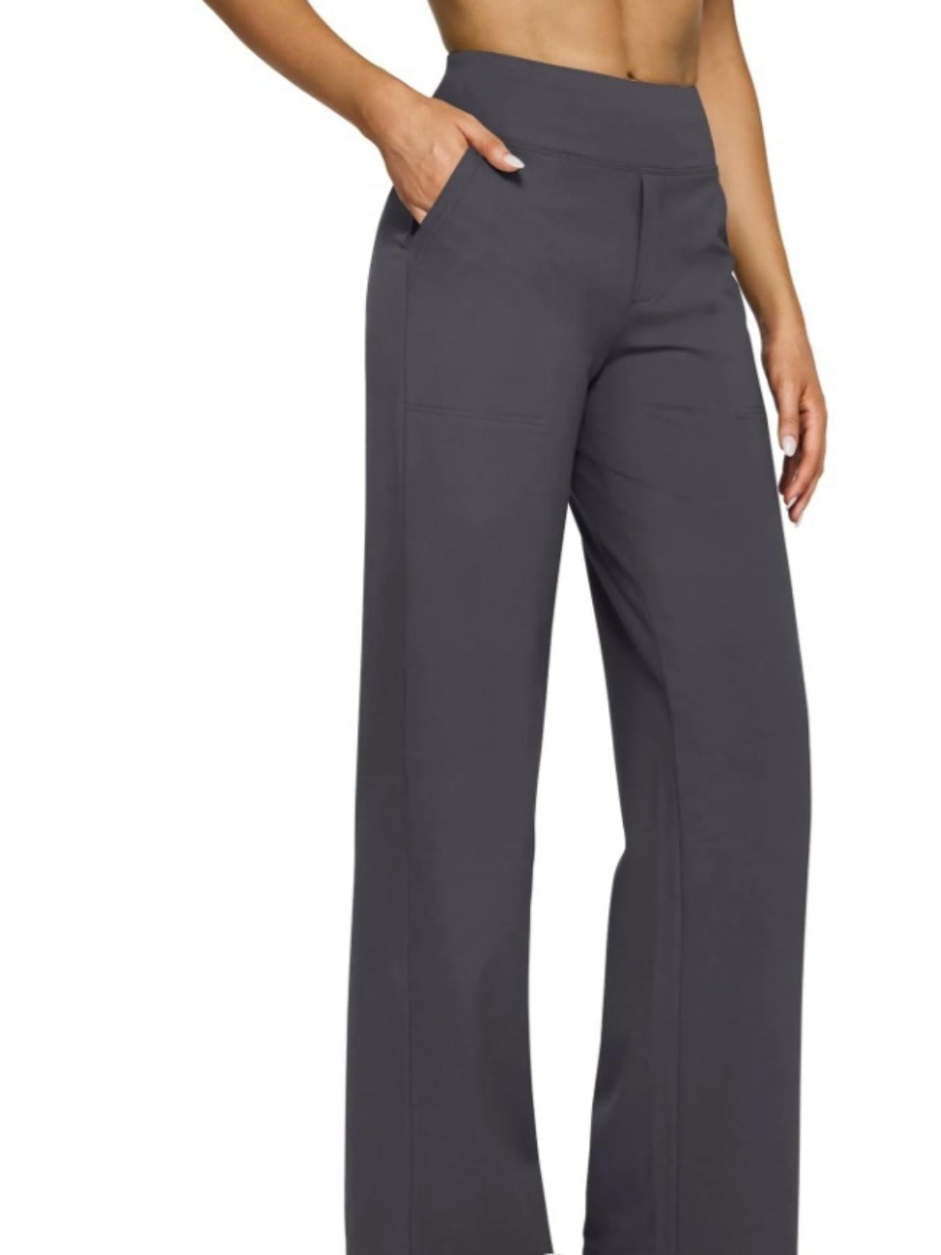 2026 Loose High-Waist Wide Leg Yoga Pants for Women, Knitted Athletic Sweatpants with Pockets, Comfortable Casual Sports Pants