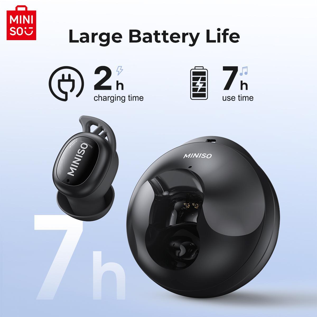 MINISO Sleep X16 Bluetooth Sleep Earbuds Noise Blocking Earbuds for Sleep Comfortable Fit Bluetooth 5.4 Wireless Headphones for Unlimited Sleep Sounds Sleep Monitor Personal Alarm Bluetooth Earphone Side Sleeper Supoort All Smart Phone