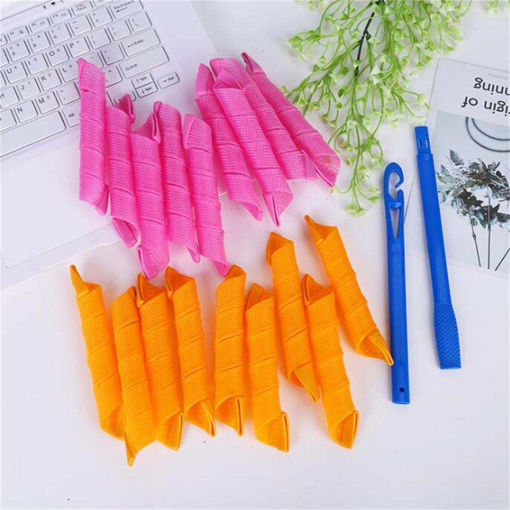10/20Pcs Heatless Curling Rod Soft Hair Curler No Heat Hair Rollers Spiral Curls Lazy Curlers Long Perm Rods Women Styling Tools