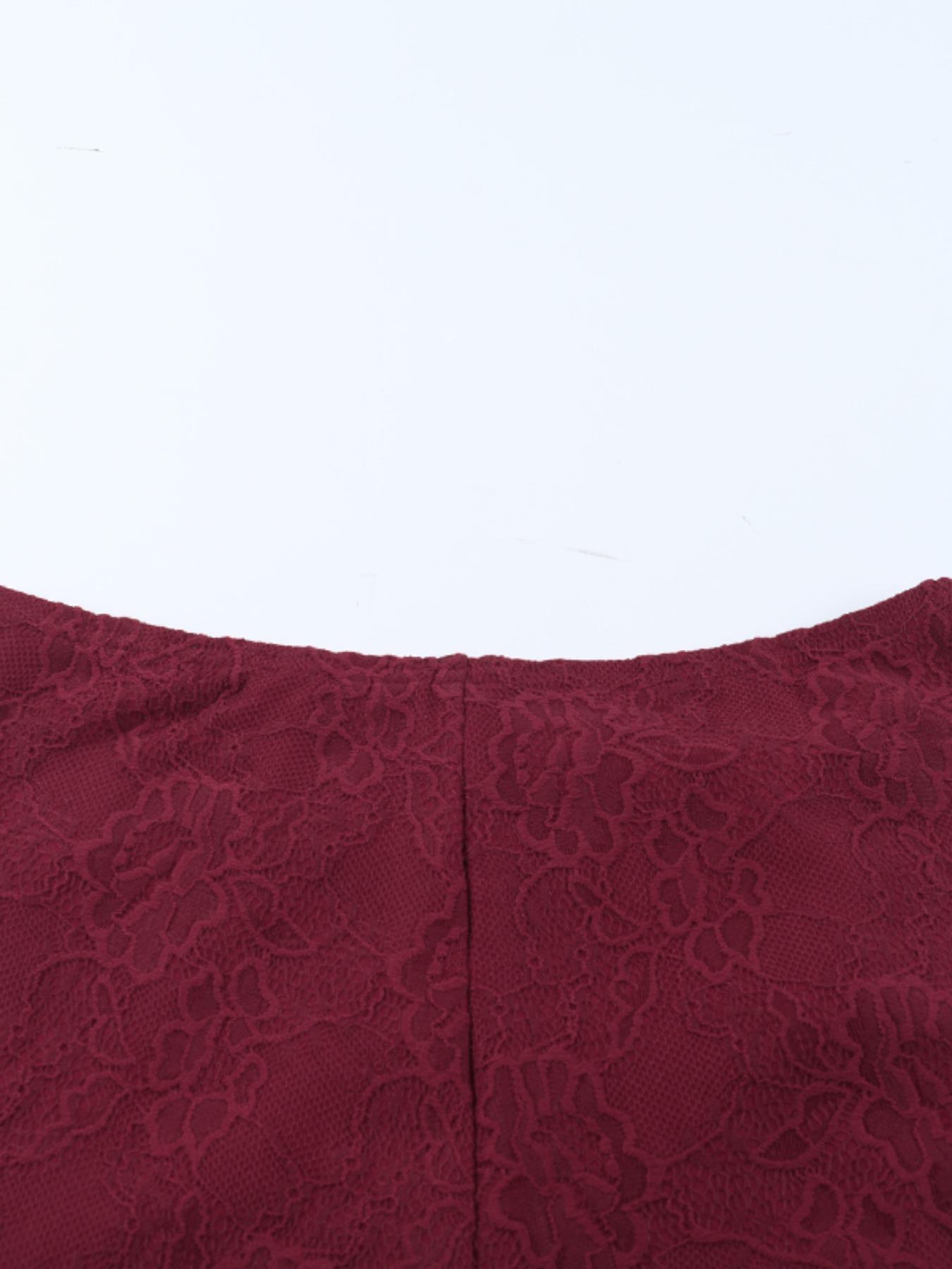 Lace Bow Tie Long Pants, Elegant Chic Women's High Waist Skirt Suit, Office & Party Wear, Comfortable Fit, Stylish Design