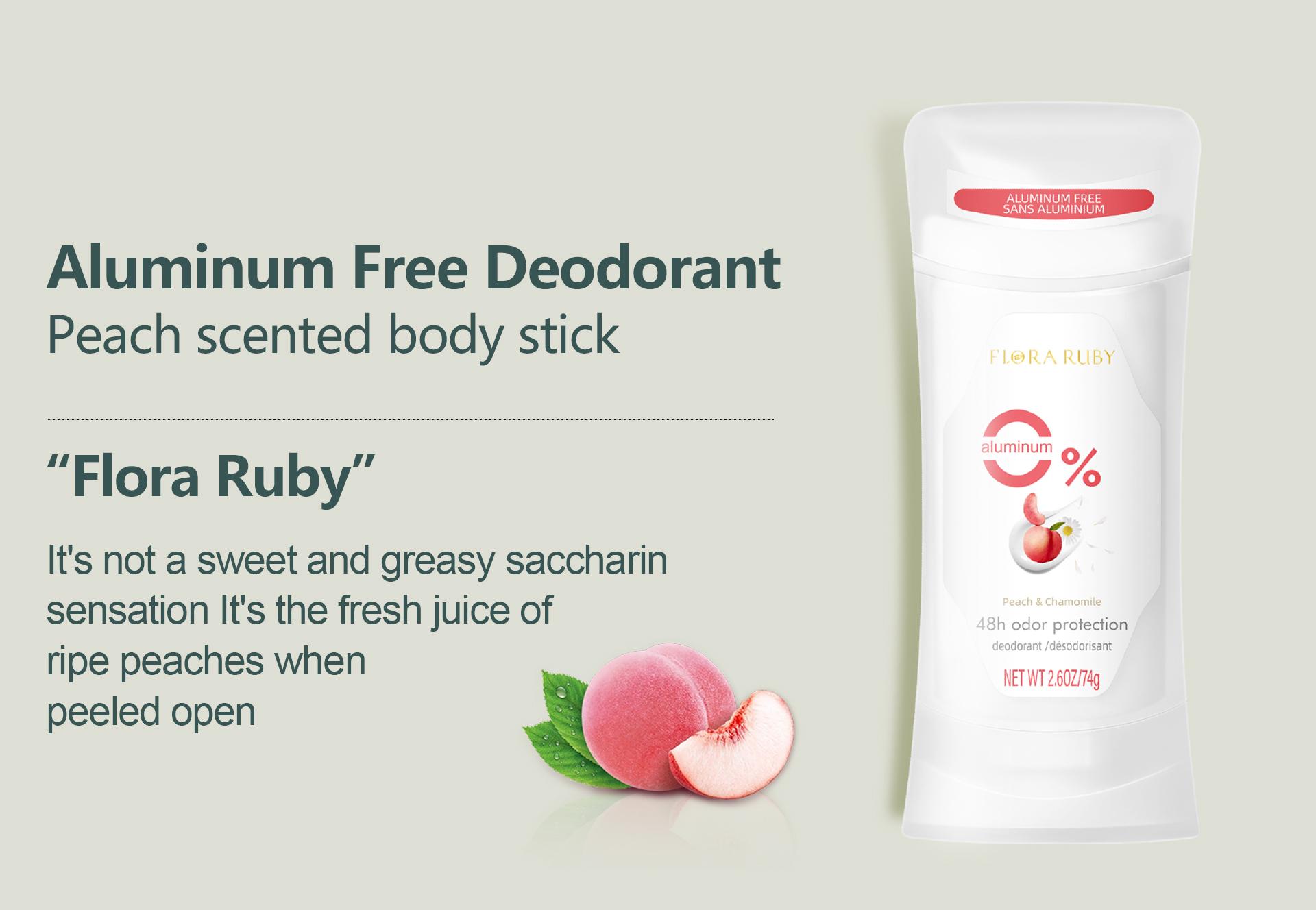 6pcs-Flora Ruby Aluminum Free Deodorant That Keeps You Fresh All Day