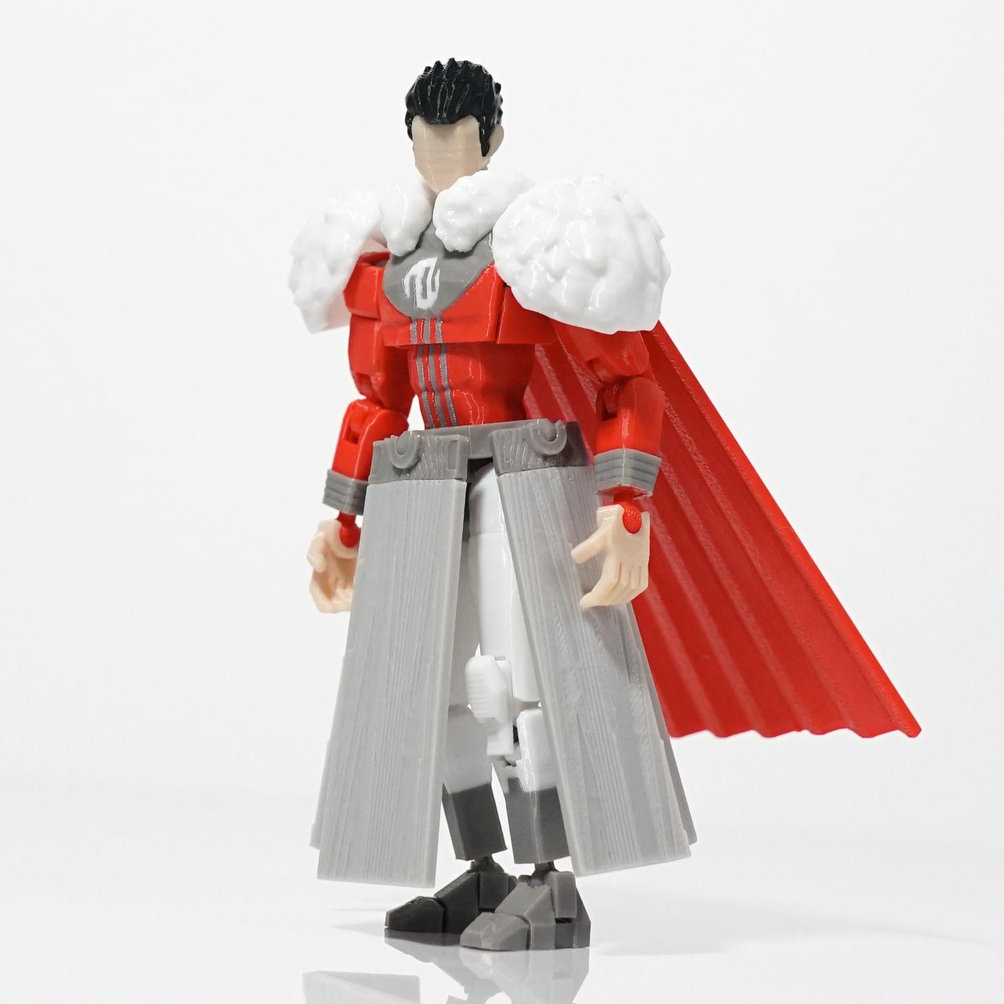3D Printed Invincible Emperor Mark Toys Action Figures Anime Model Lucky Dummy 13 Superheroes Multi-Jointed Toy Ornaments Gift