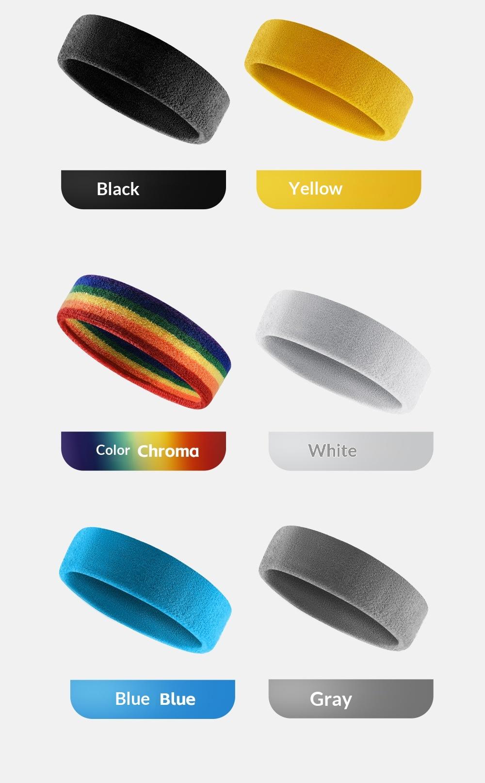 Unisex Sport Sweatband, Quick-Dry Anti-Slip Design, High Elasticity, Ideal for Gym Yoga Running Basketball, Outdoor Activities