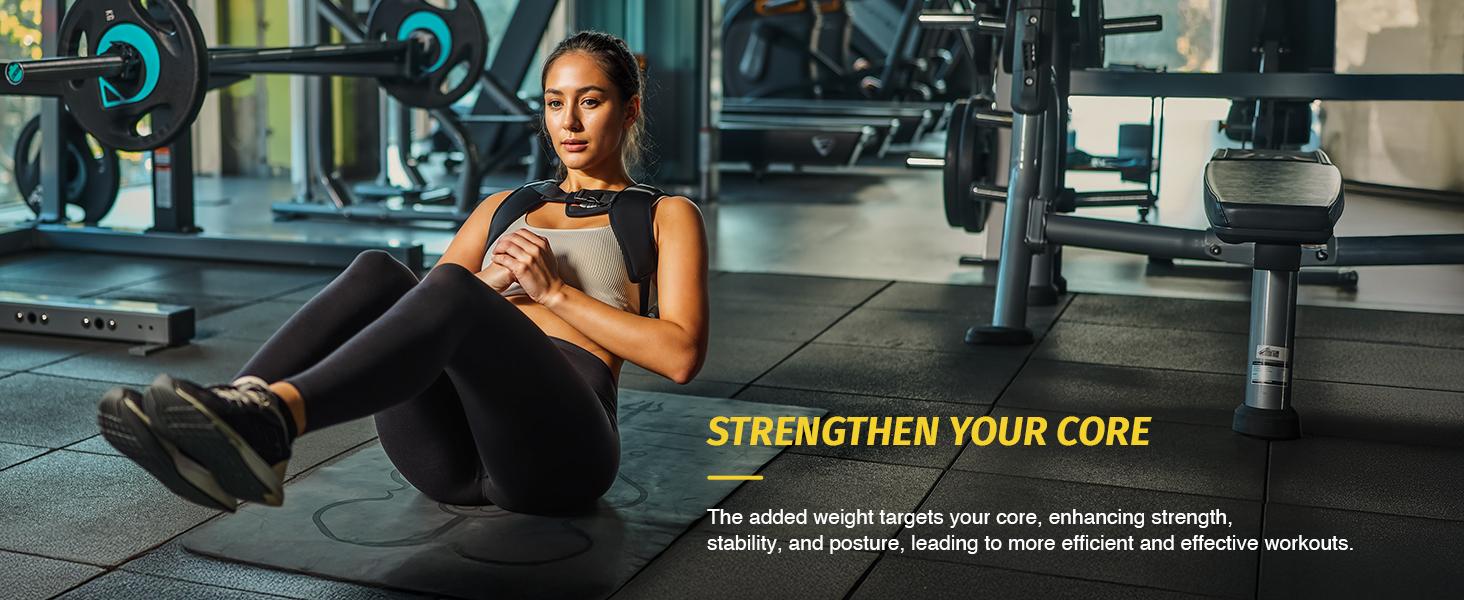 【SpringStatements】ZELUS Weighted Vests, 5/10/15lbs Z-Fit Weighted Vest with Z-fit Washable Fabric&Reflective Stripes & Adjustable Straps for Men & Women: Motivational Walking, Running, Weight Training, Rucking, Jogging | Fitness Challenge