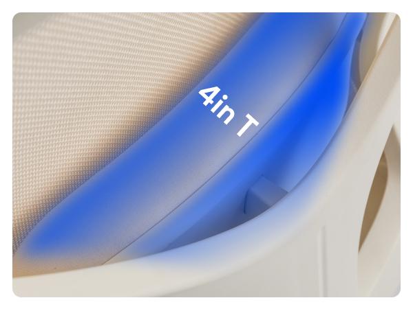 【TikTokShopBlackFriday】Foldex Ergonomic Office Chair, Folding Office Chair for Small Spaces with Lumbar Support, Foam/Mesh Seat，Flip-up Armrests, 3D Headrest, Desk Chairs with Footrest for Work,Video Game