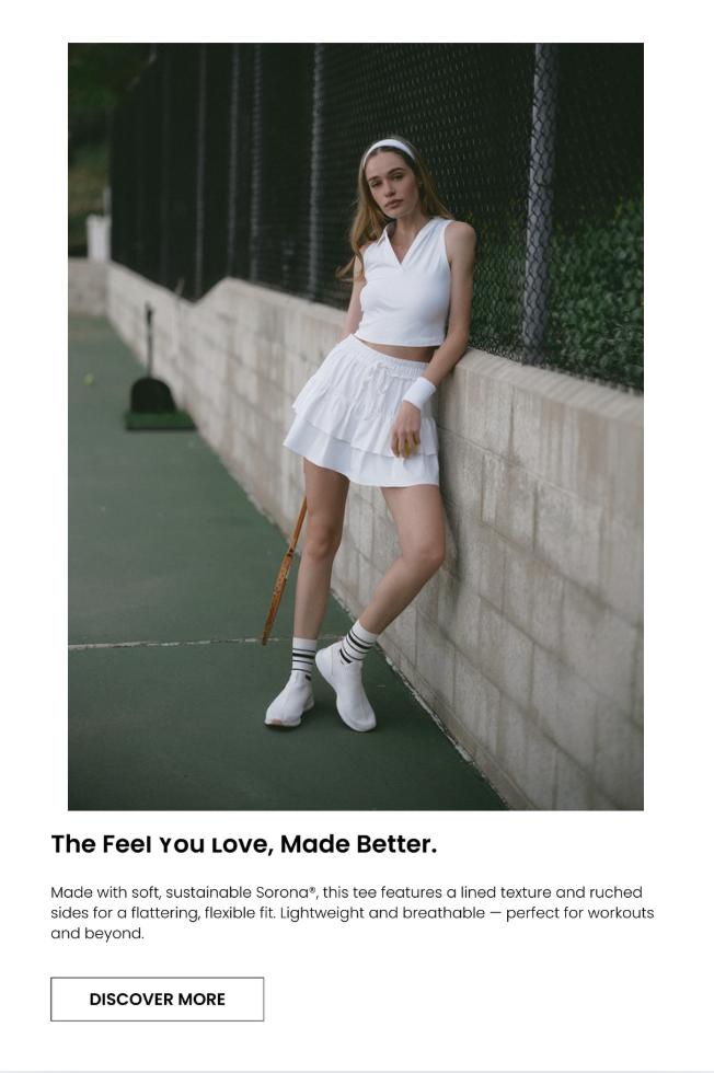 Colorfulkoala Women's Sorona Sweet-Sport 3-Layer Skirt with Built-in Safety Shorts