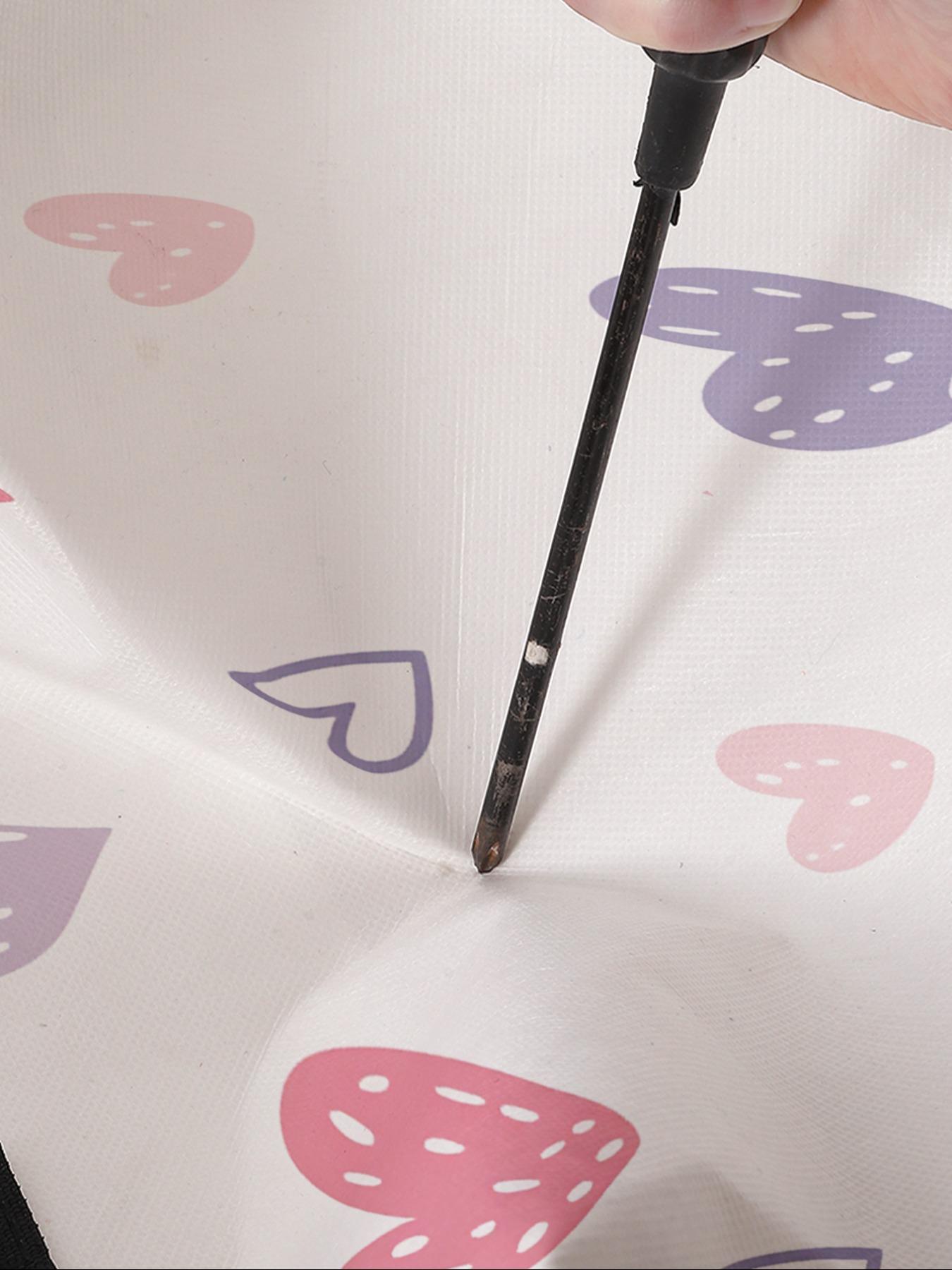 Heart Pattern Laundry Basket with Handle, Laundry Hamper, Durable Foldable Storage Bin, Large Capacity for Home Use, Toy Organizer, Valentine's Day Gift