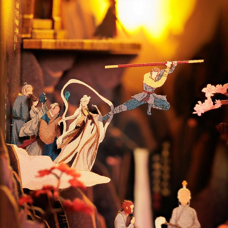 CUTEBEE DIY 3D Book Nook Kit The Legend of Wukong – Miniature Wooden Mythical House Dollhouse, Handmade Tiny House Bookshelf Decor | Holiday, Christmas and Black Friday Gift CUTEBEE DIY 3D Book Nook Kit The Legend of Wukong – Miniature Wooden Mythical House Dollhouse, Handmade Tiny House Bookshelf Decor | Holiday, Christmas and Black Friday Gift